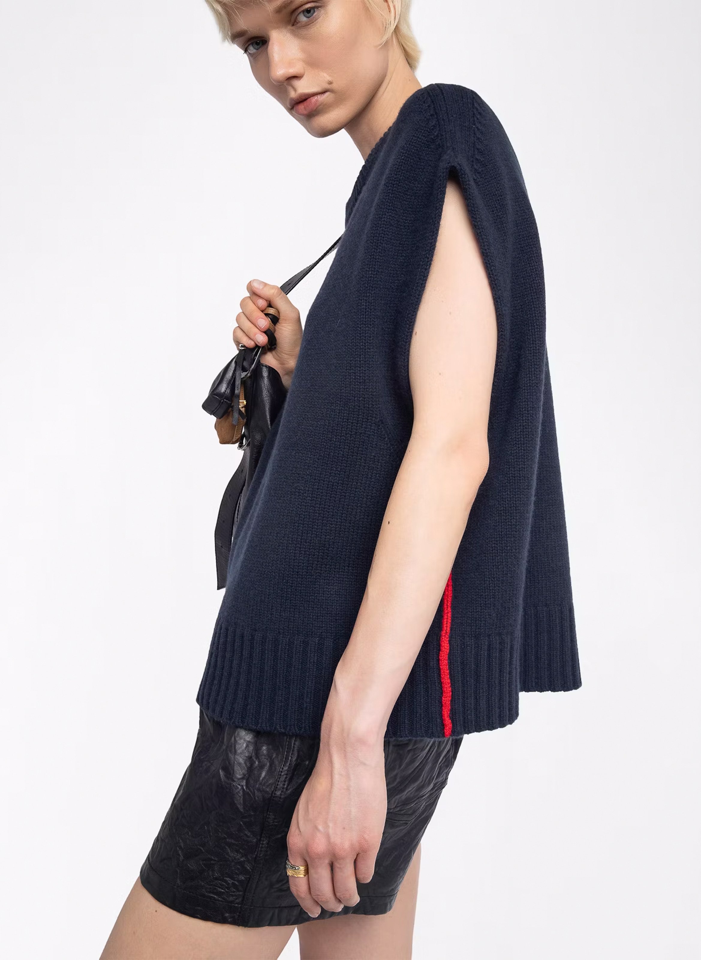 Abito con stampa leopardata in misto lana ZADIG&VOLTAIRE