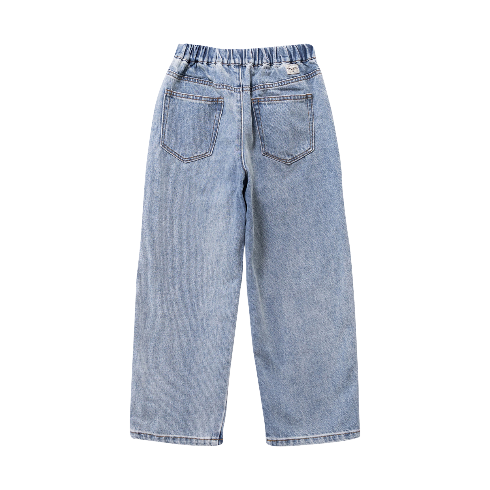 Jean ballon délavé taille élastiquée IKKS JUNIOR Bleu
