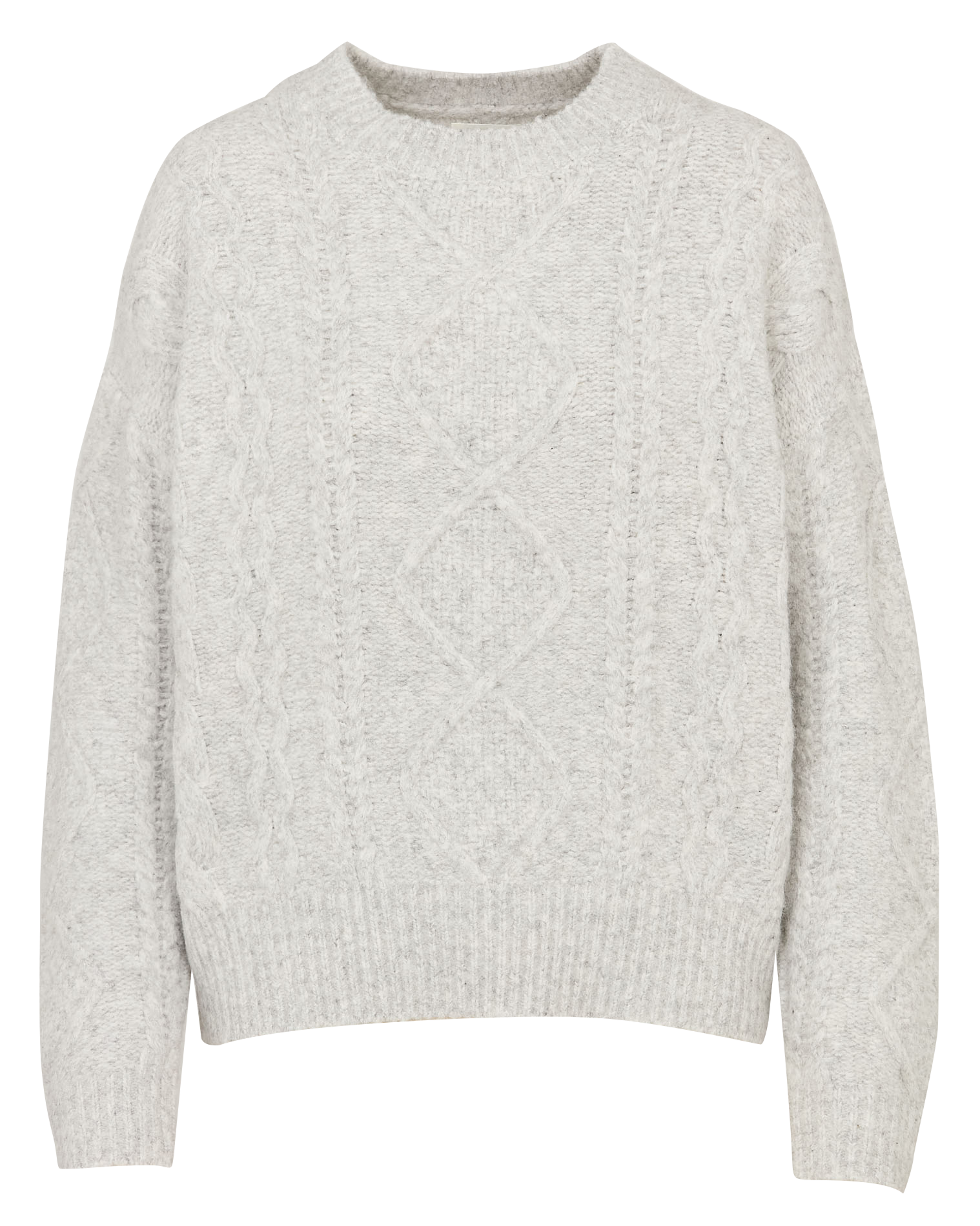 Pull col rond  HARTFORD Gris