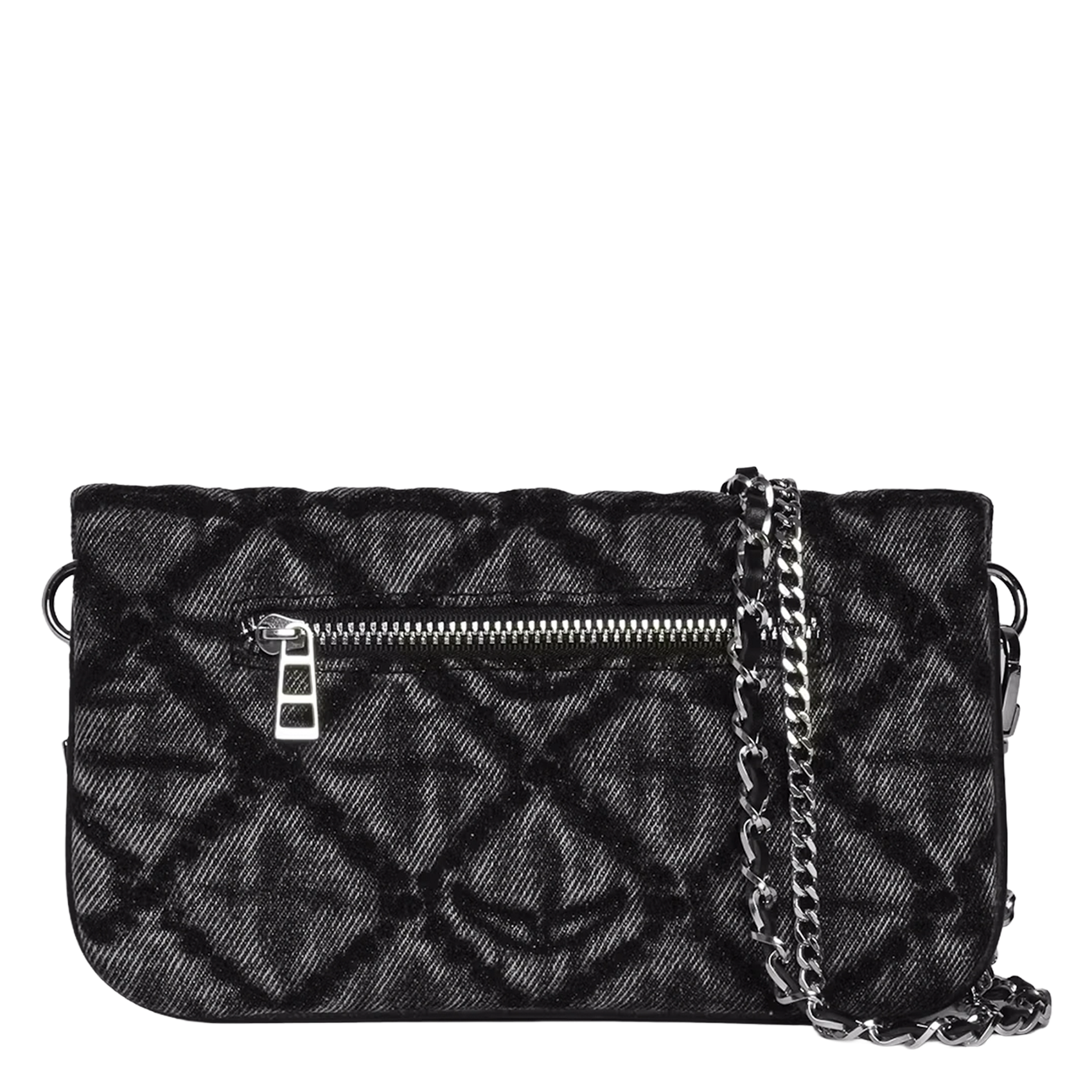 Denim shoulder bag ZADIG&VOLTAIRE Grey