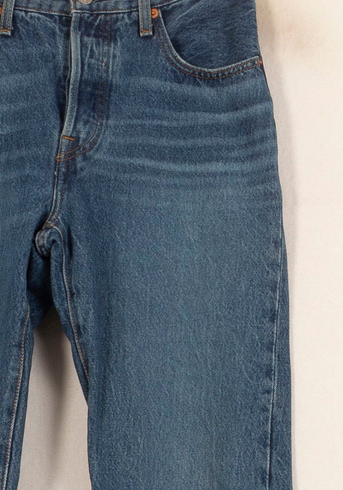 Cropped slim jeans with studs LEVI'S - Seconde main Blue