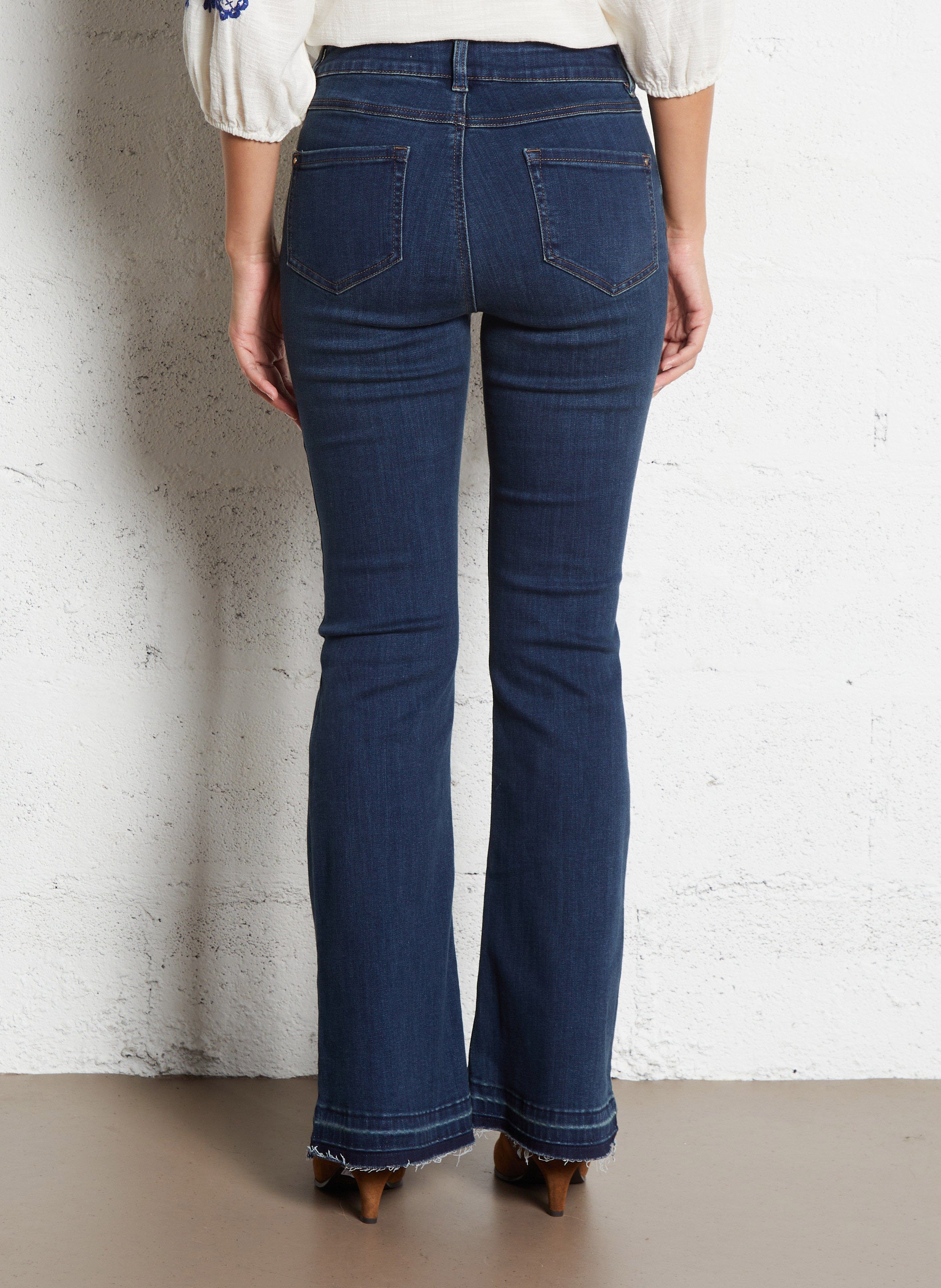 Jean bootcut en coton mélangé MAISON 123 Bleu