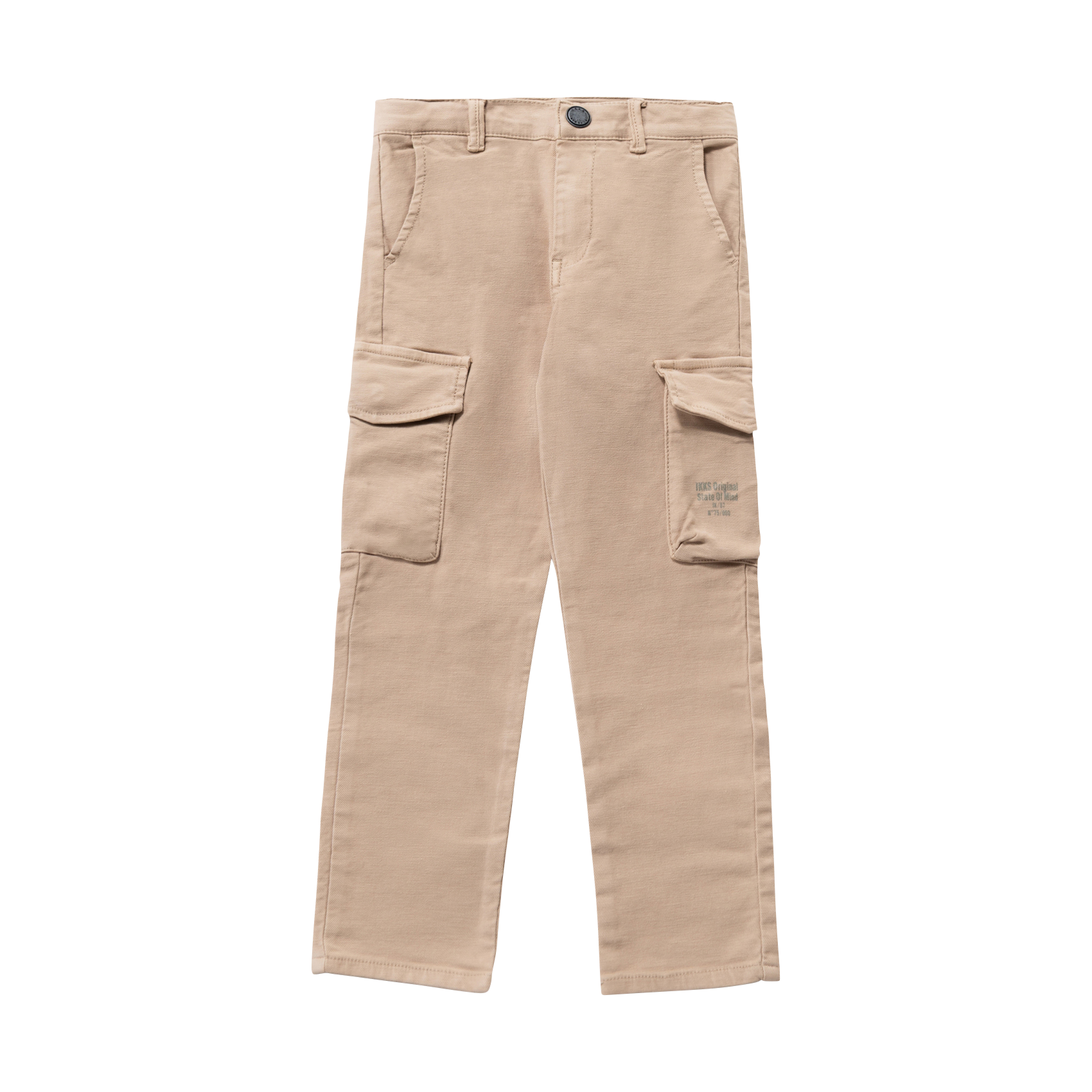 Pantalon droit en coton mélangé IKKS JUNIOR