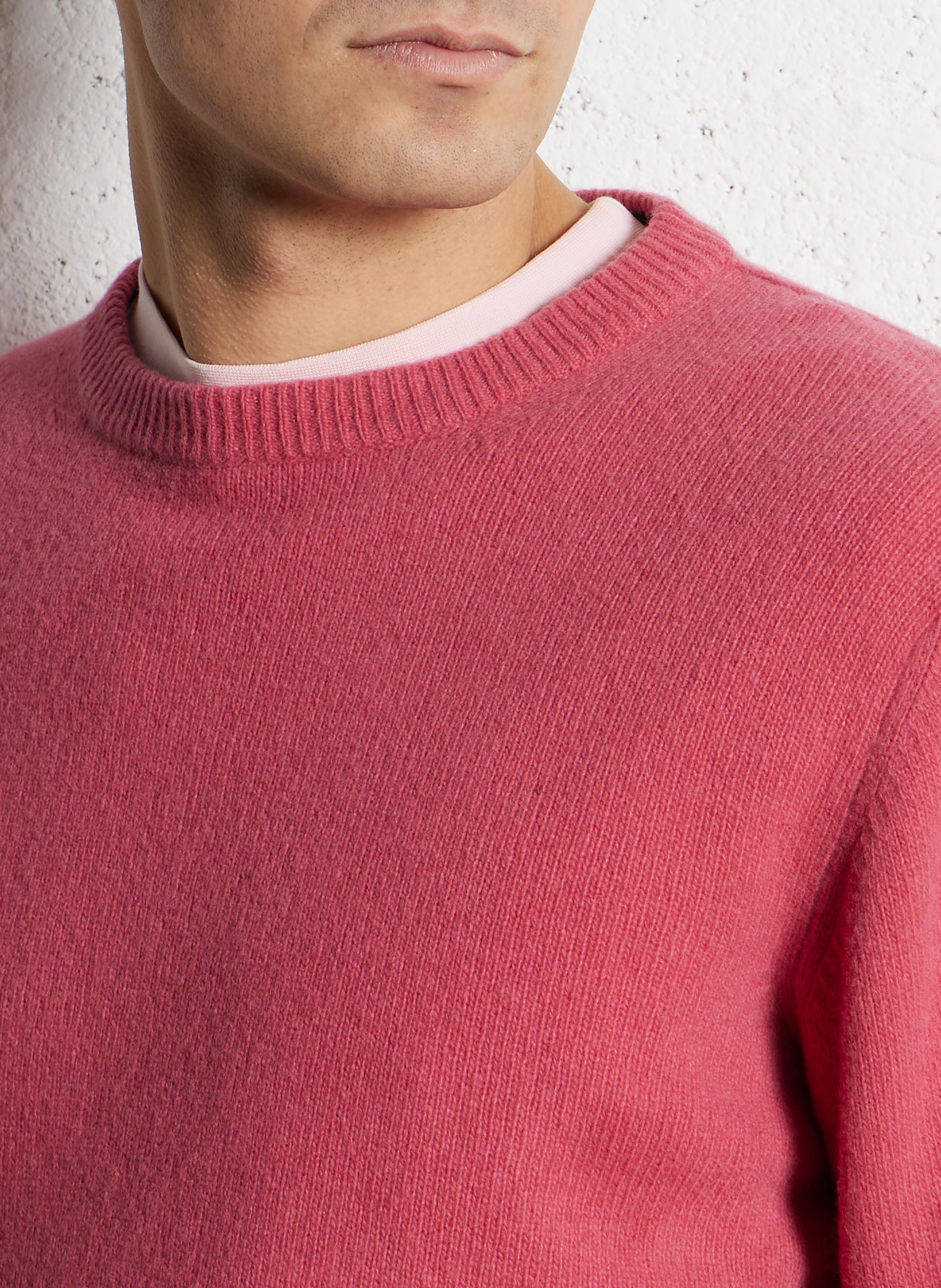 Alpaca wool sweater CASUAL FRIDAY Pink