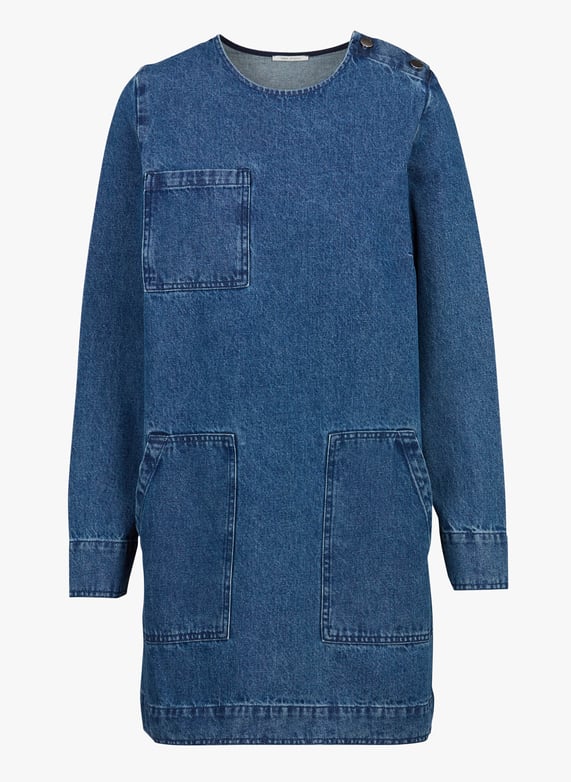 ikks denim dress Blue denim dress for girl IKKS