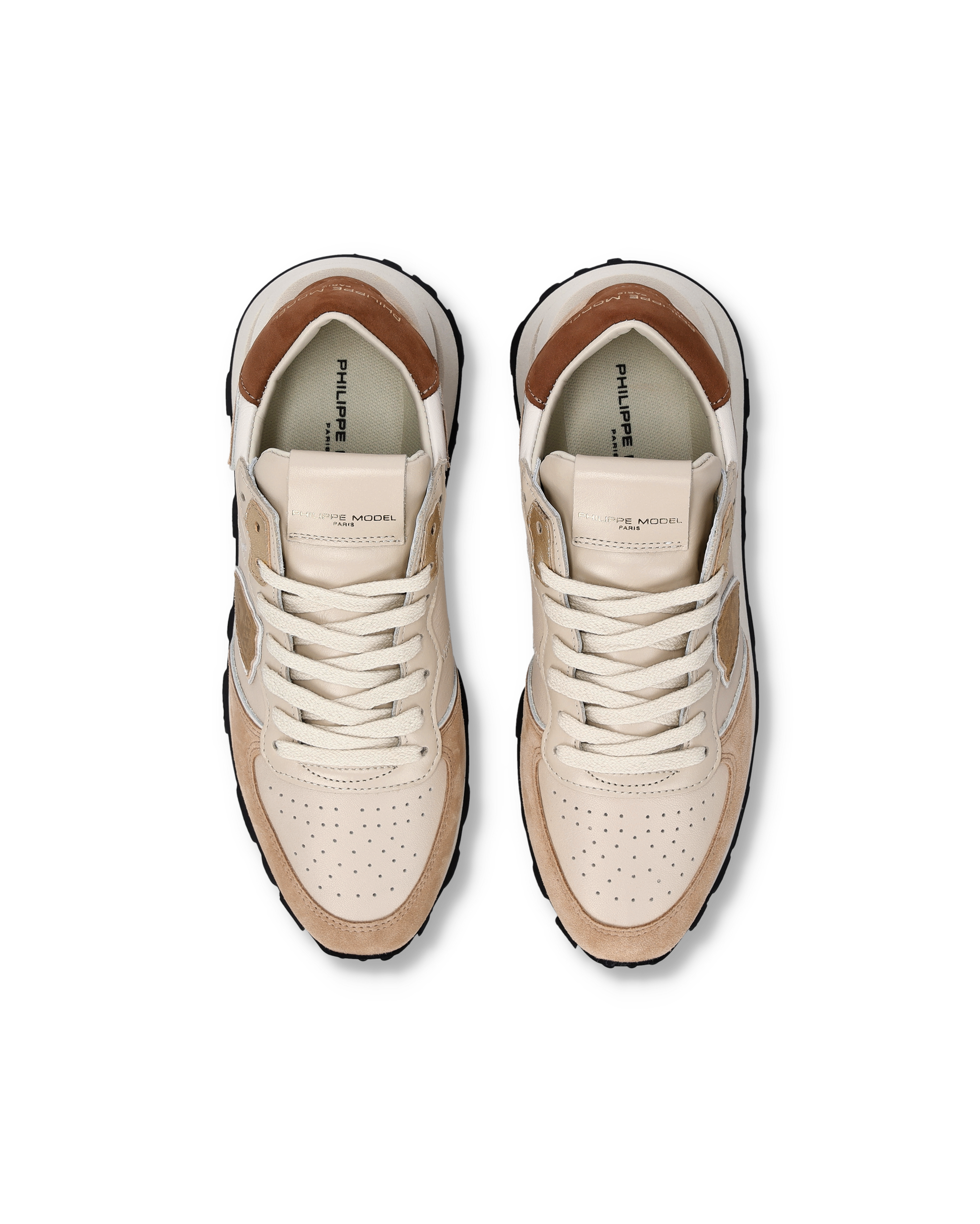 High-top running sneakers PHILIPPE MODEL Beige