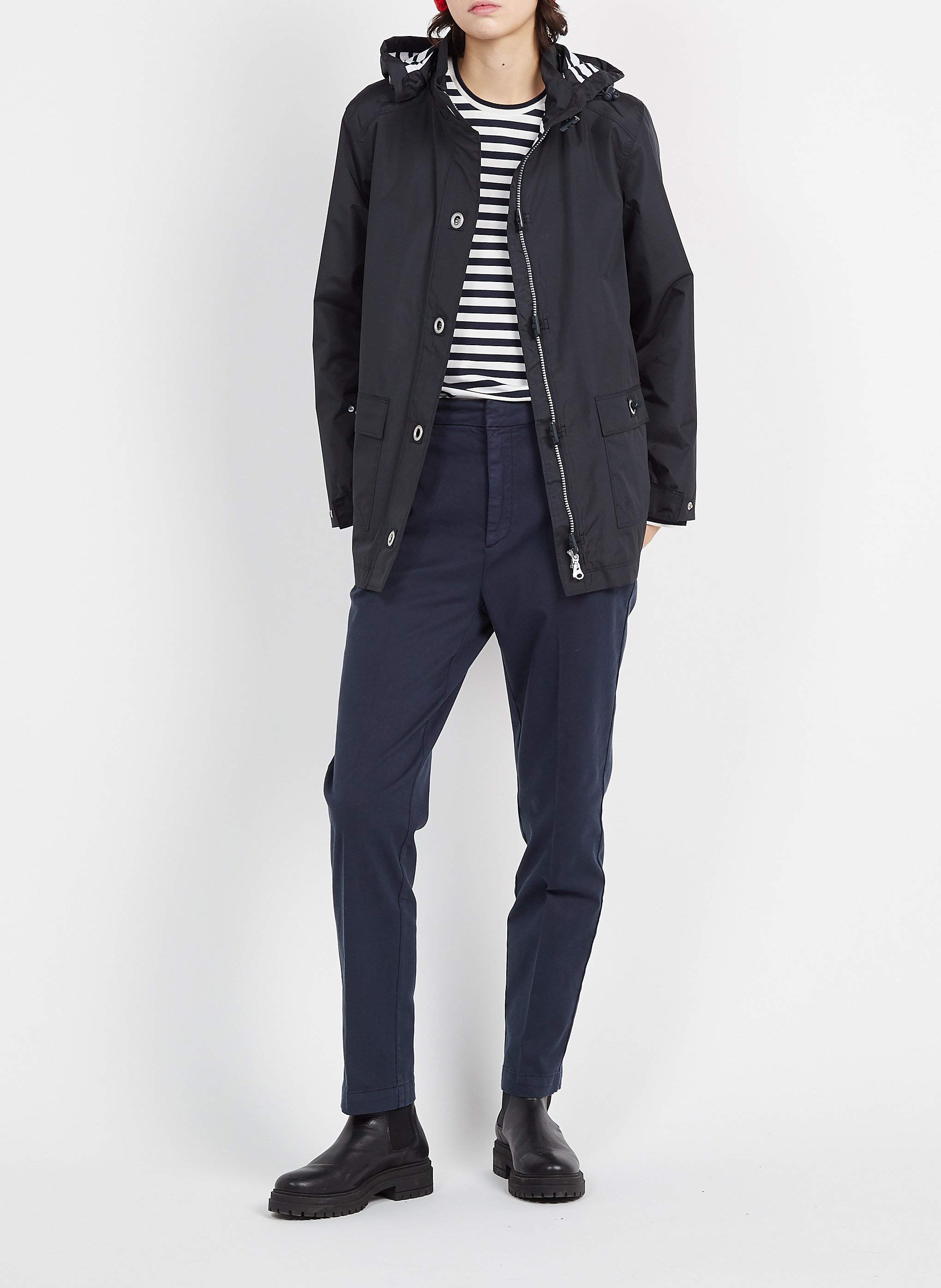 Coupe-vent à capuche ARMOR LUX Bleu