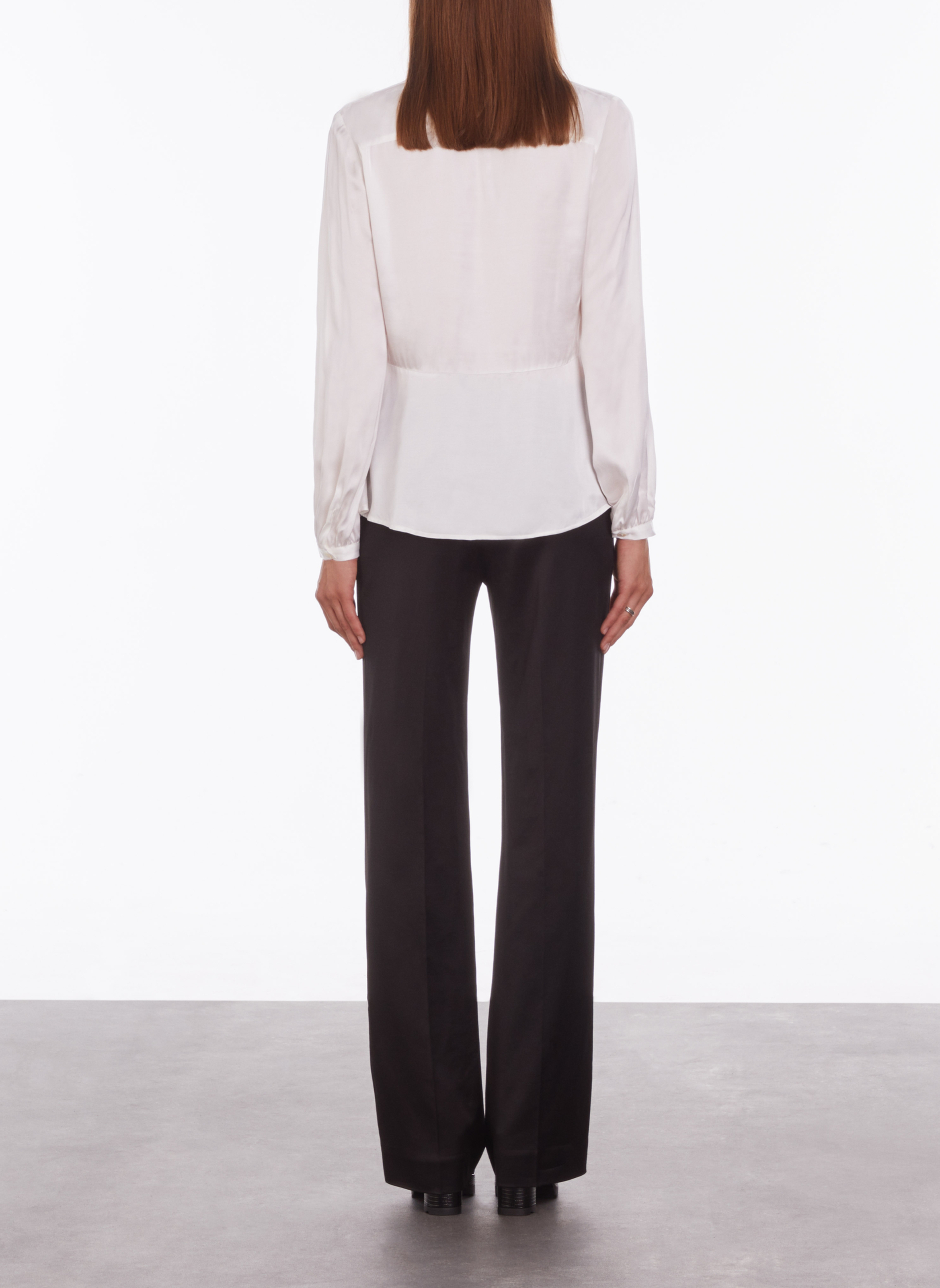 Pleated top with Tunisian collar THE KOOPLES Multicolored