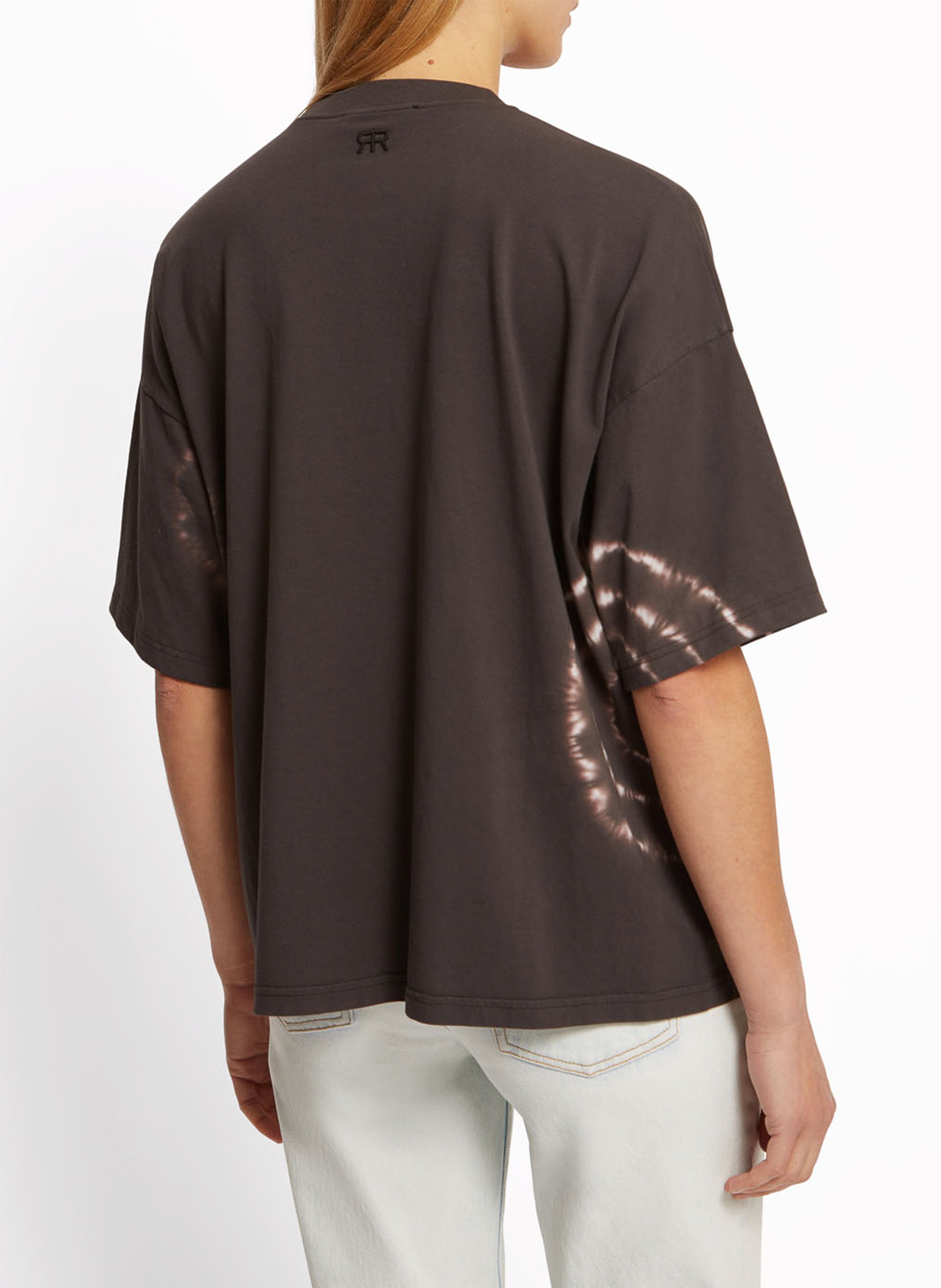 Tee-shirt manches courtes oversize à motif ROSEANNA Noir