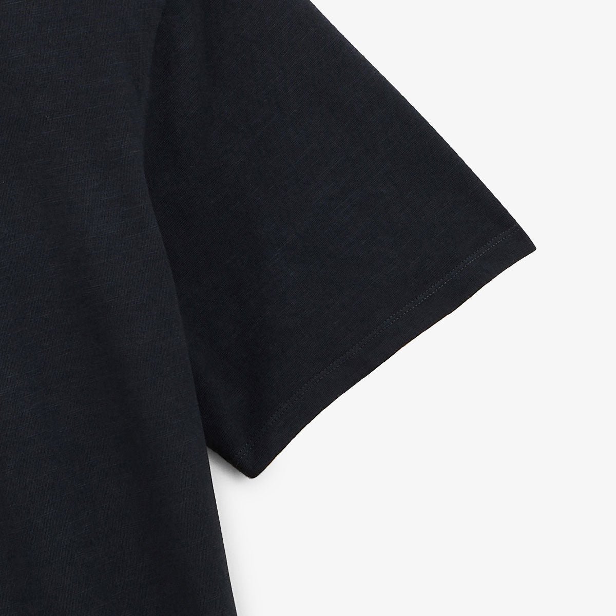 Round neck t-shirt in slub cotton jersey with pigment dye SERGE BLANCO Grey