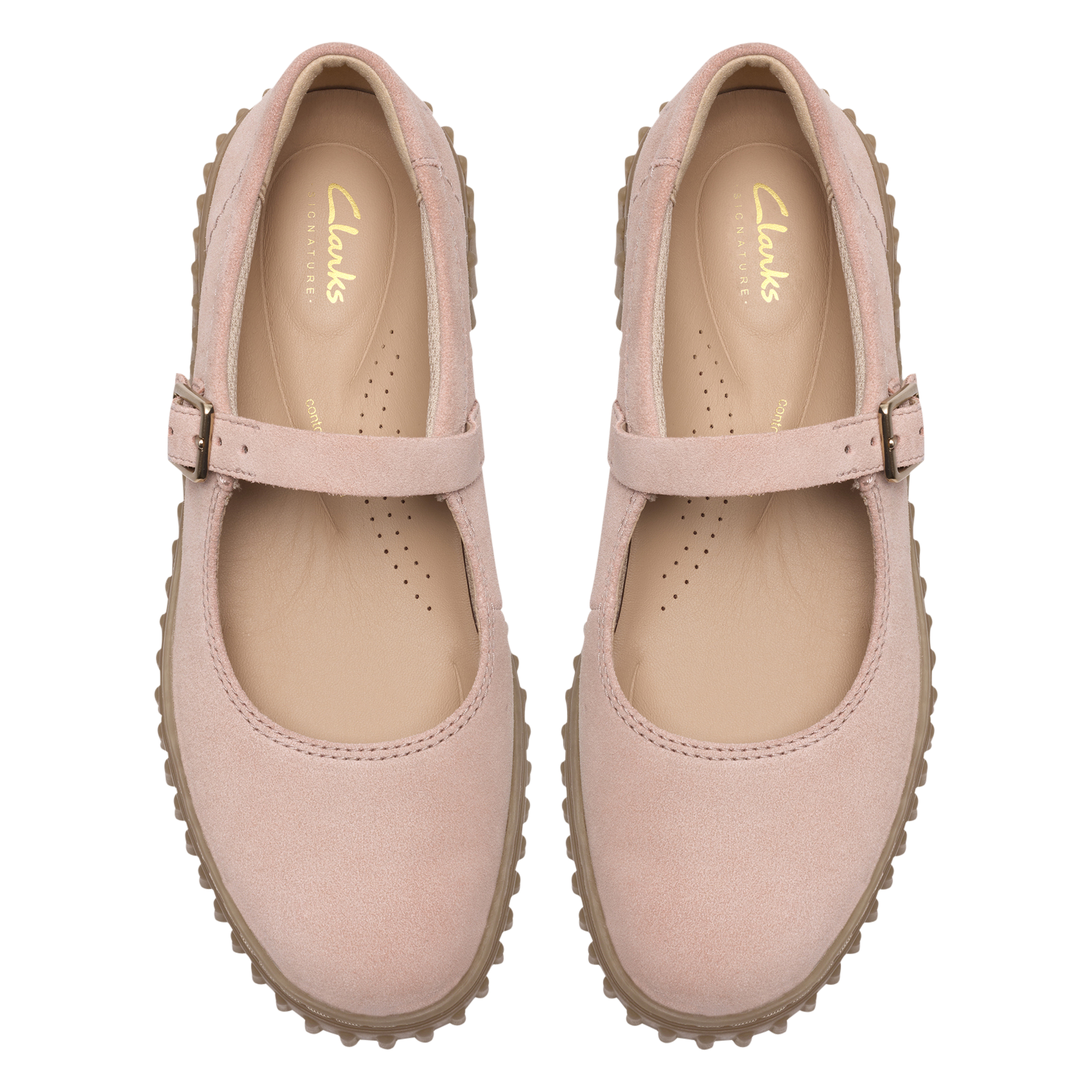 Patent leather Mary-Janes CLARKS Pink