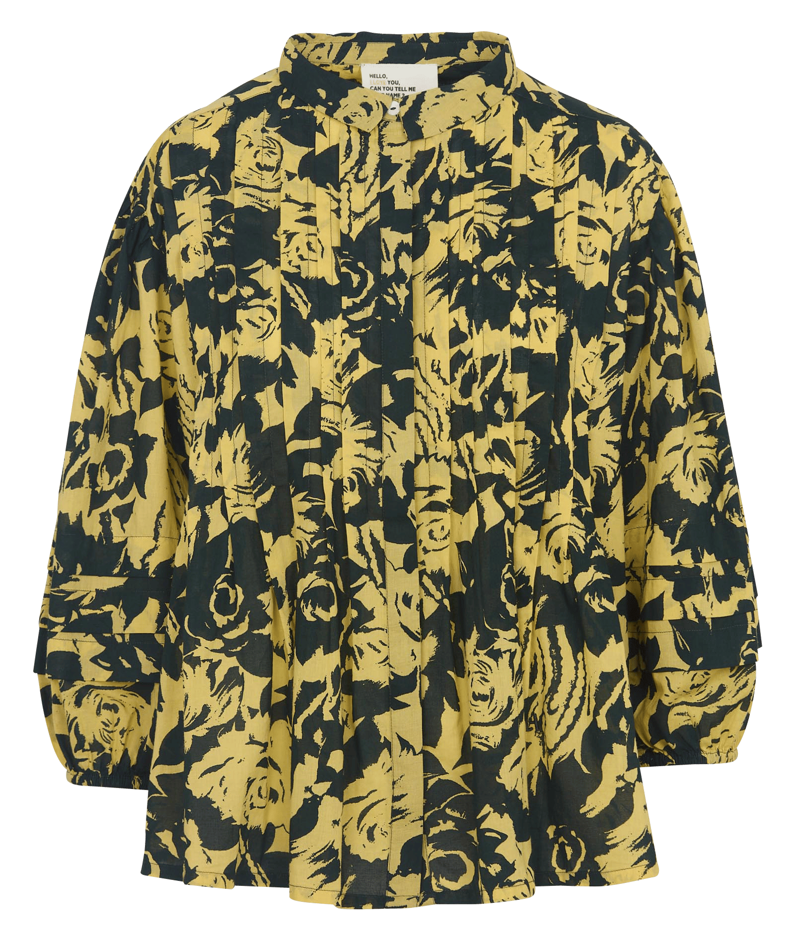 Loose-fit organic cotton shirt with classic collar LEON & HARPER