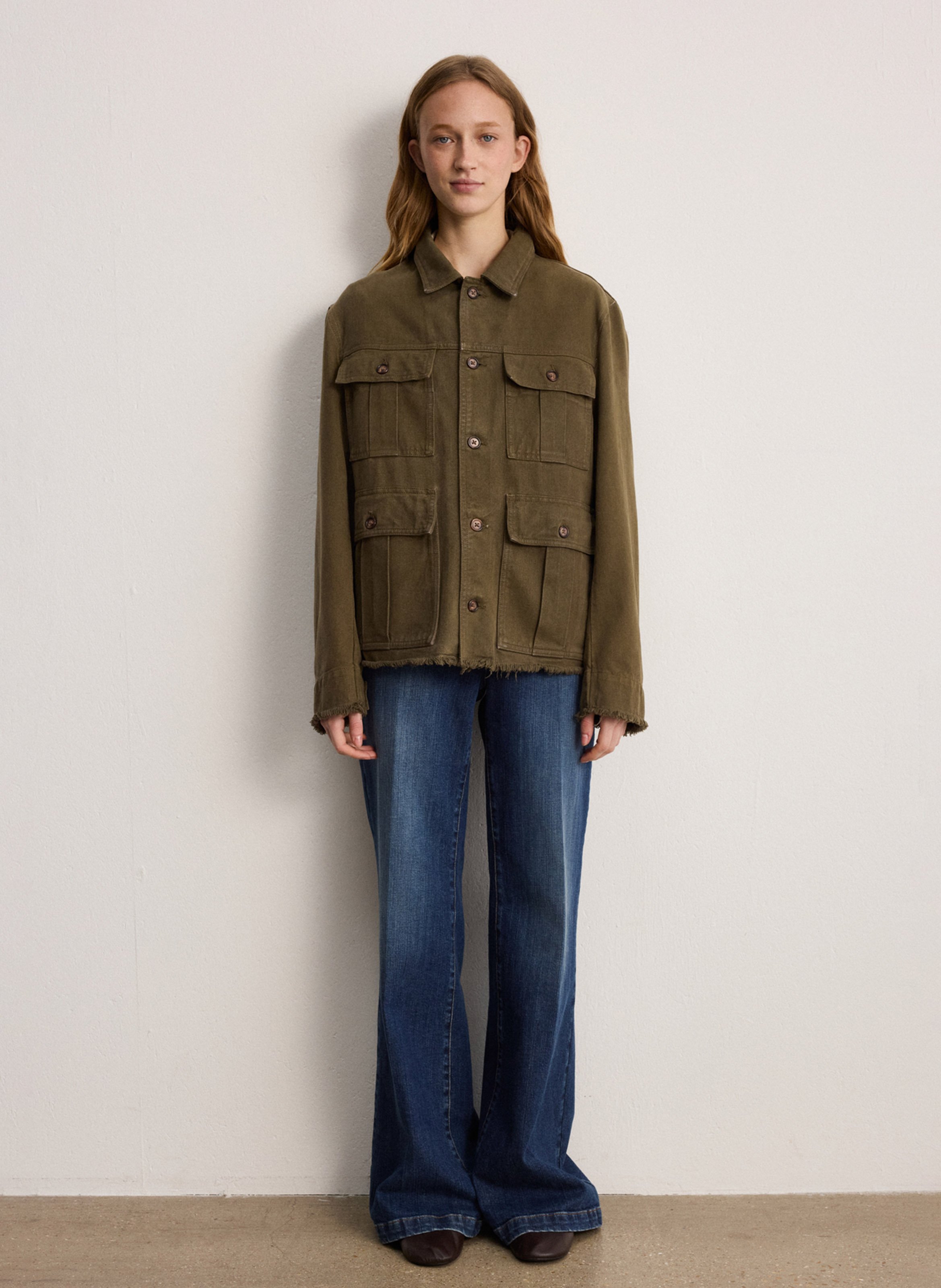 Blouson mit klassischem Kragen PABLO Khaki