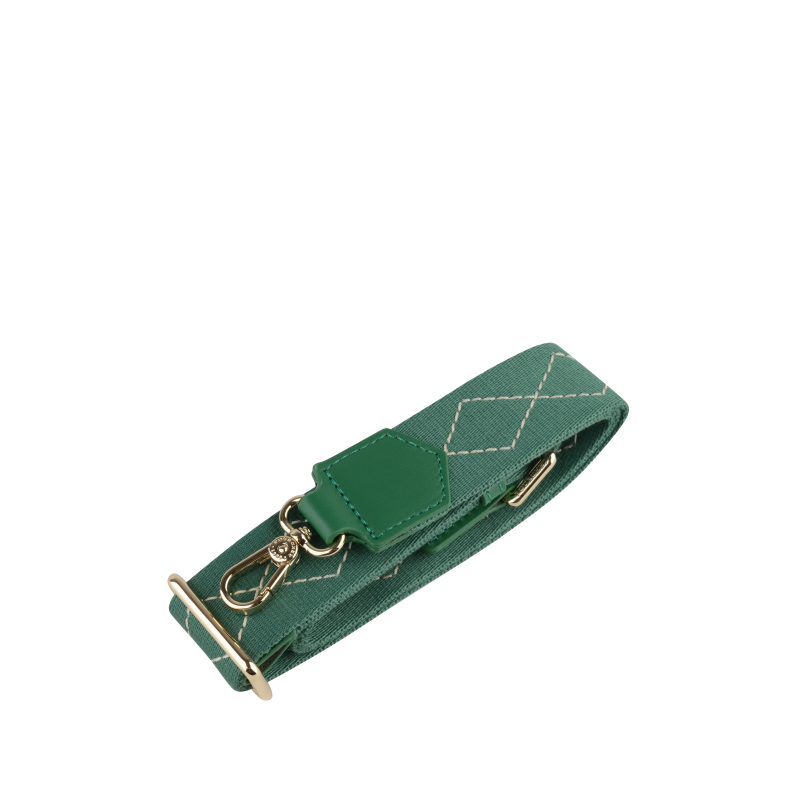 Cotton canvas shoulder strap POURCHET