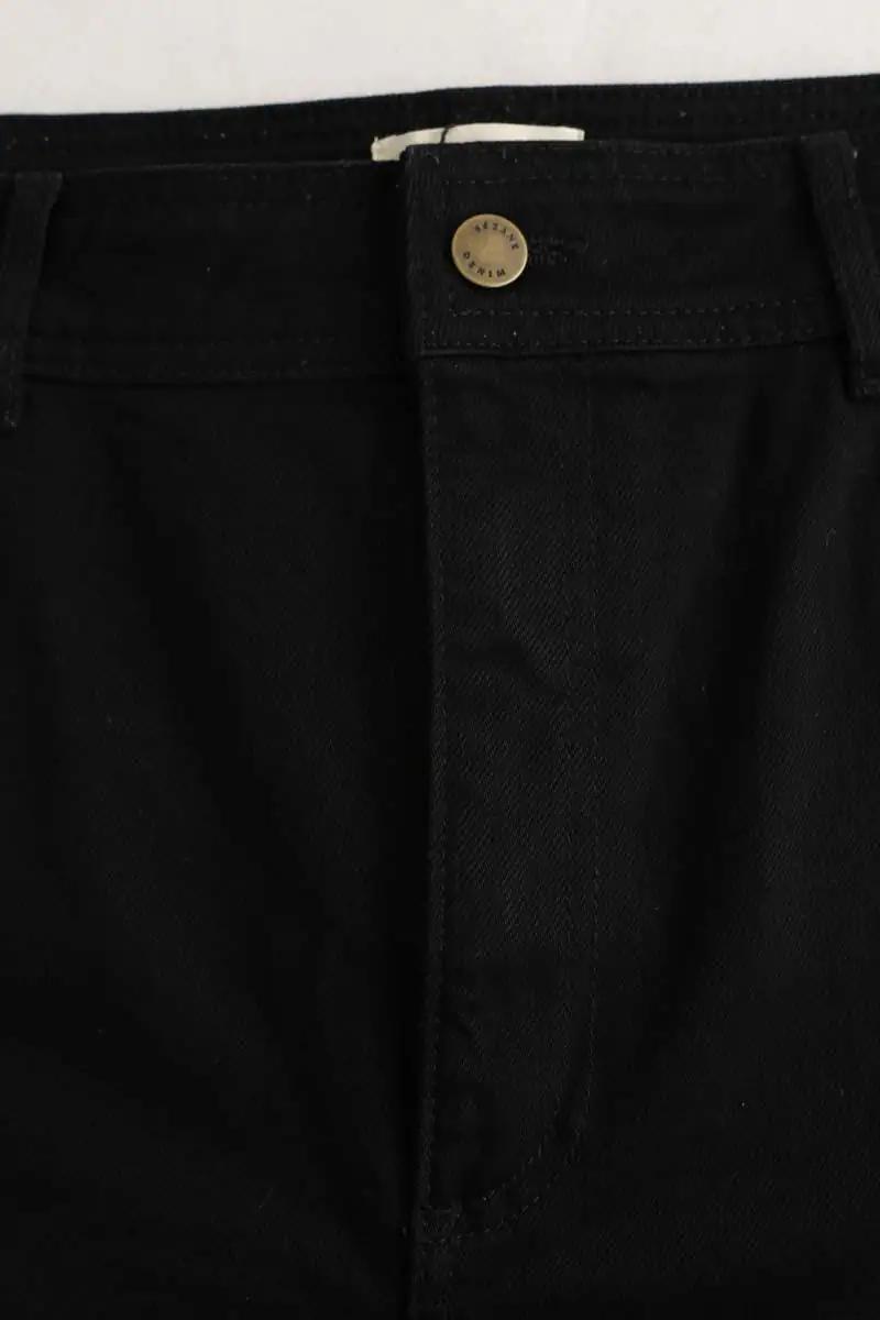 Straight cotton-blend pants SEZANE - Seconde main Black