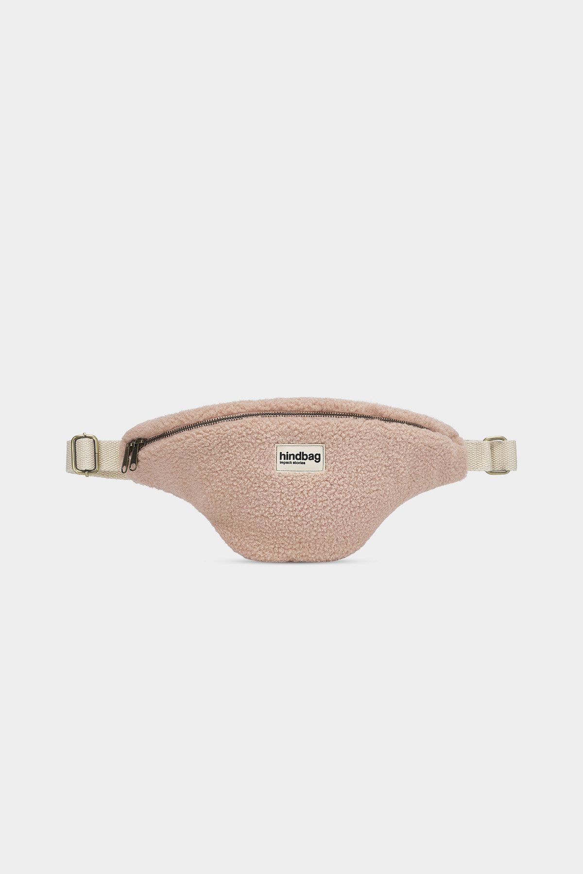Cotton waist bag SASHA Rose poudré