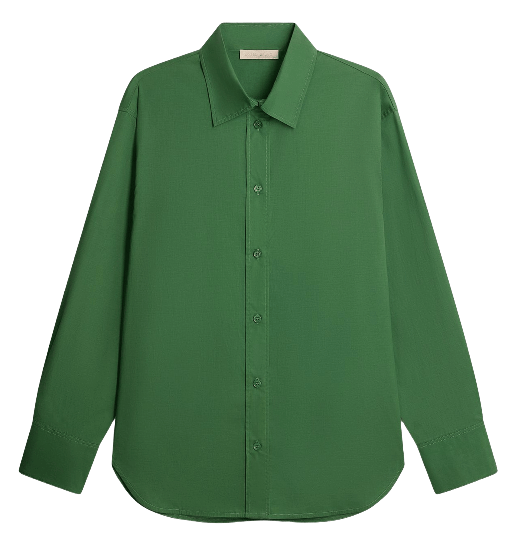 Camisa a rayas con cuello clásico VANESSA BRUNO Verde