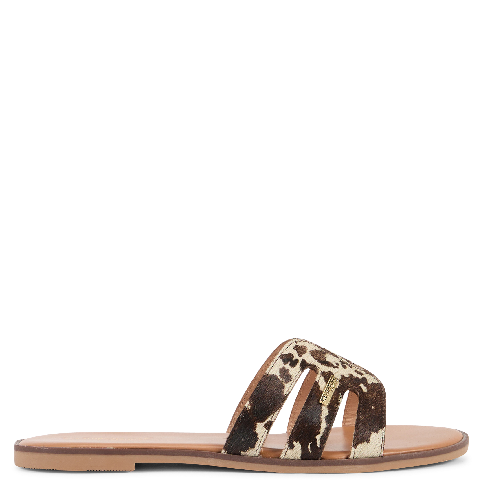 Luipaard leren slippers LES TROPEZIENNES PAR M.BELARBI Veelkleurig