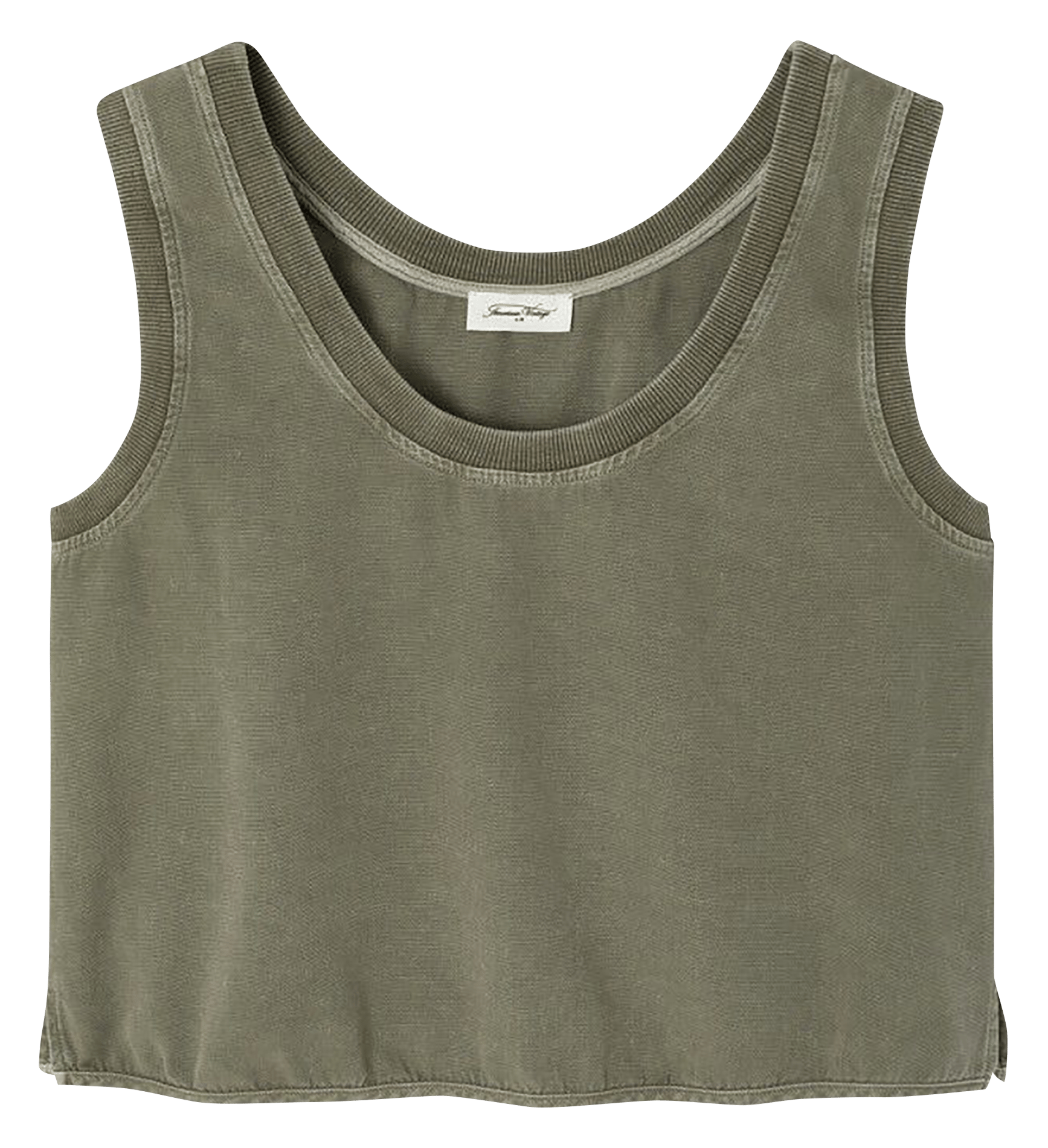 Sleeveless top with a generous cut AMERICAN VINTAGE Green