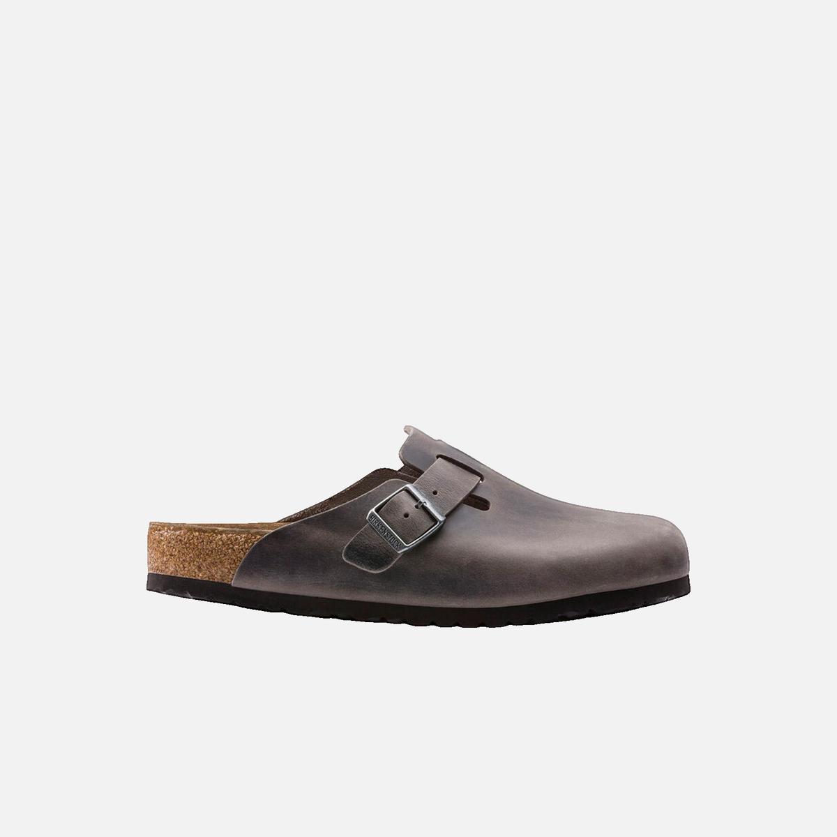 Arizona flat sandals BIRKENSTOCK Grey
