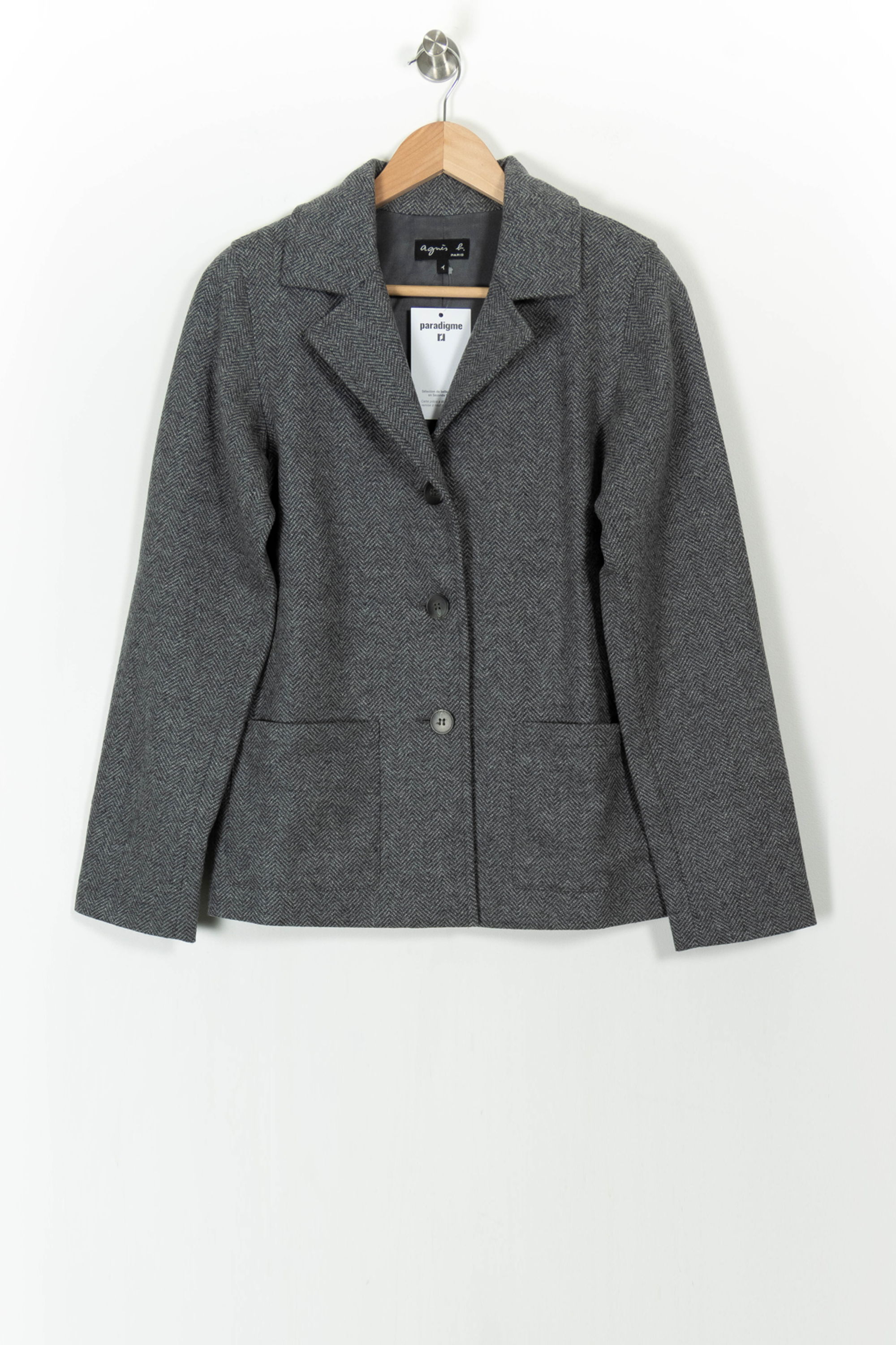 Veste AGNES B. - Seconde Main Gris