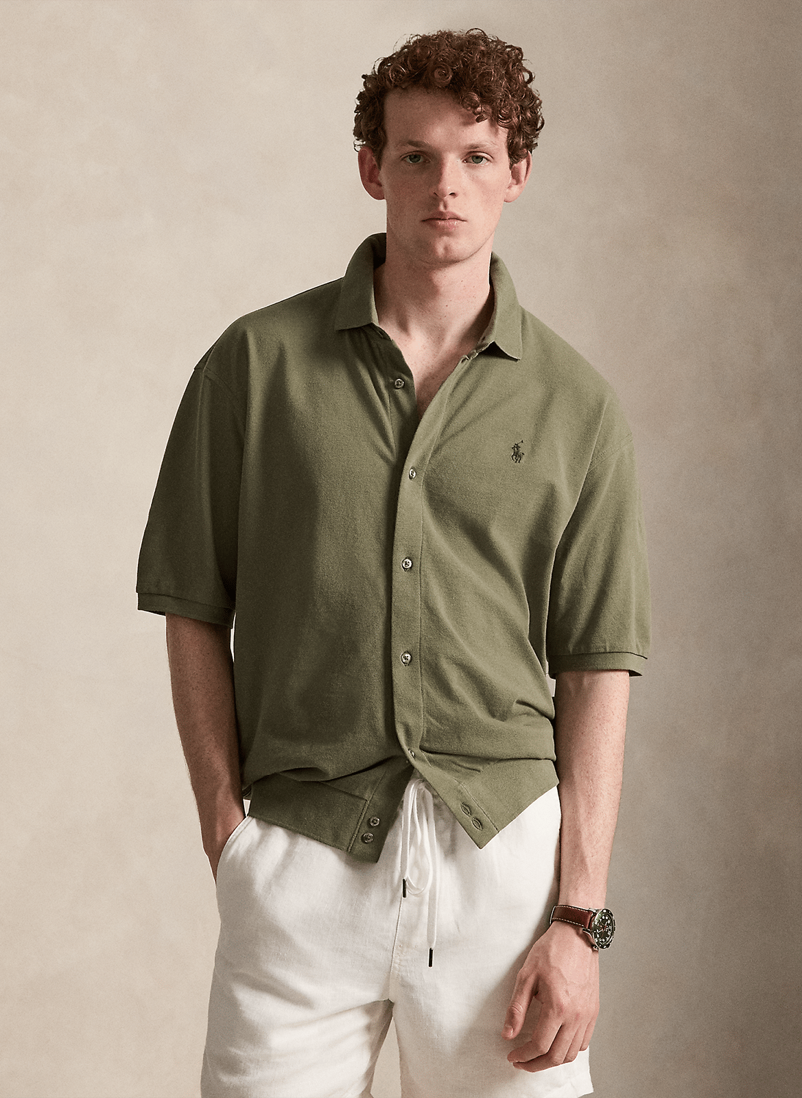 Kurzarmhemd mit Knopfleiste POLO RALPH LAUREN