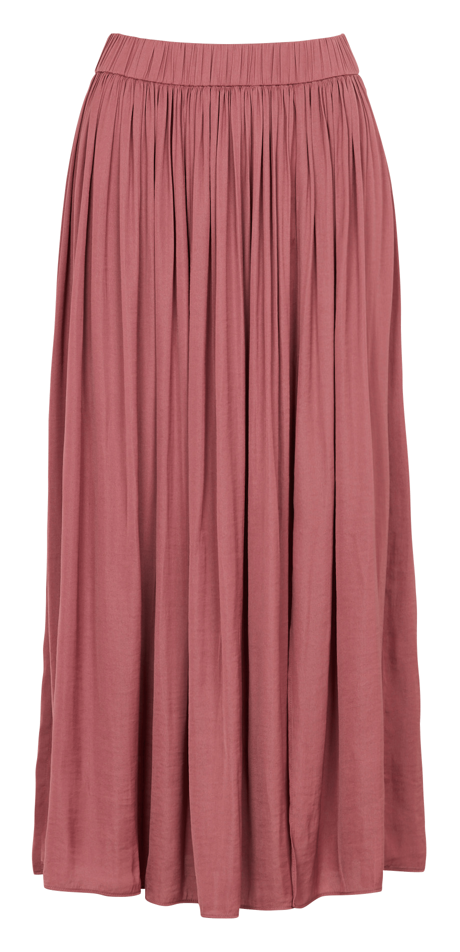 High-waisted fluid midi skirt MAISON 123 Pink