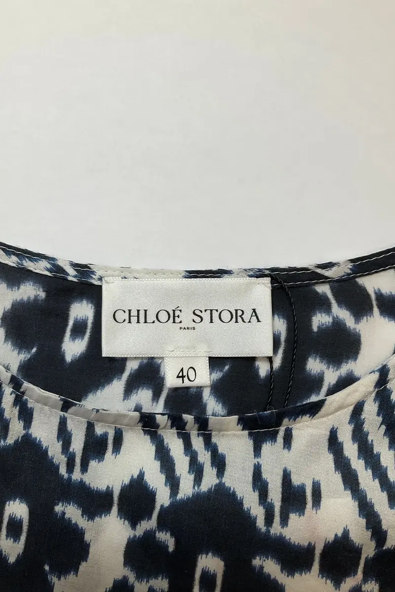 Blouse CHLOE STORA - SECONDE MAIN Blue