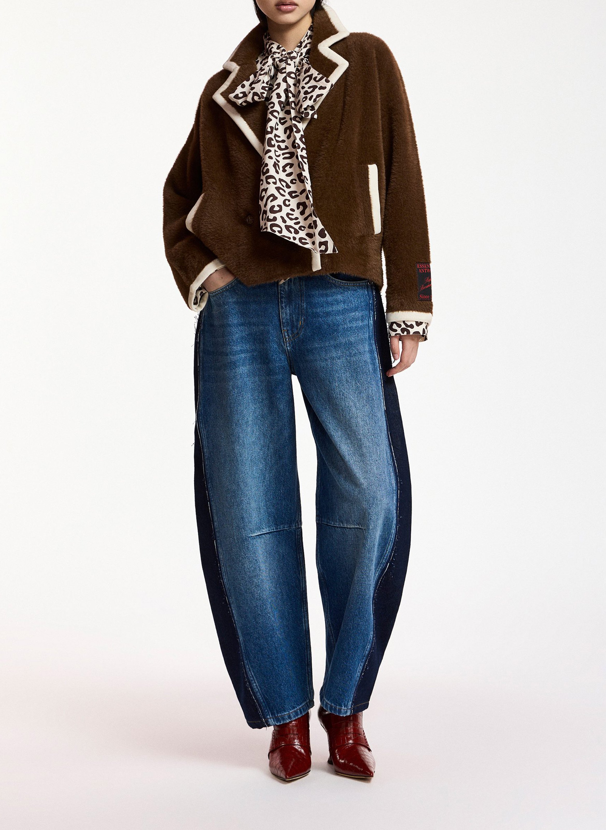 Gilet col tailleur ESSENTIEL ANTWERP Braun