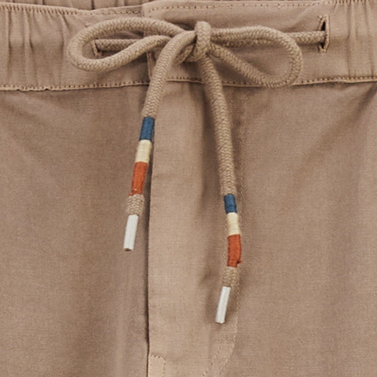 Elastic Waist Cotton Pants SERGE BLANCO Beige