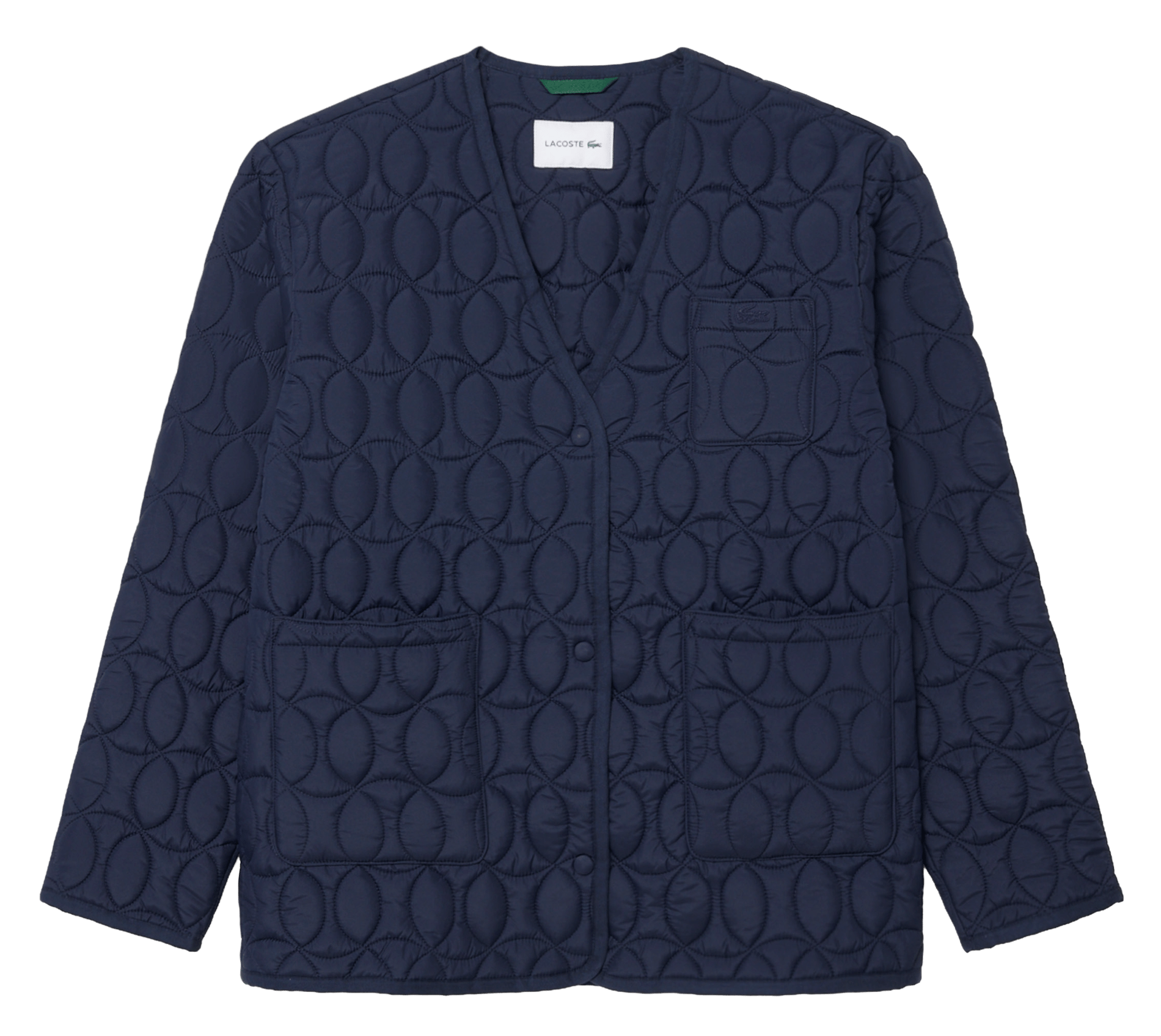 Veste ample matelassée LACOSTE Bleu