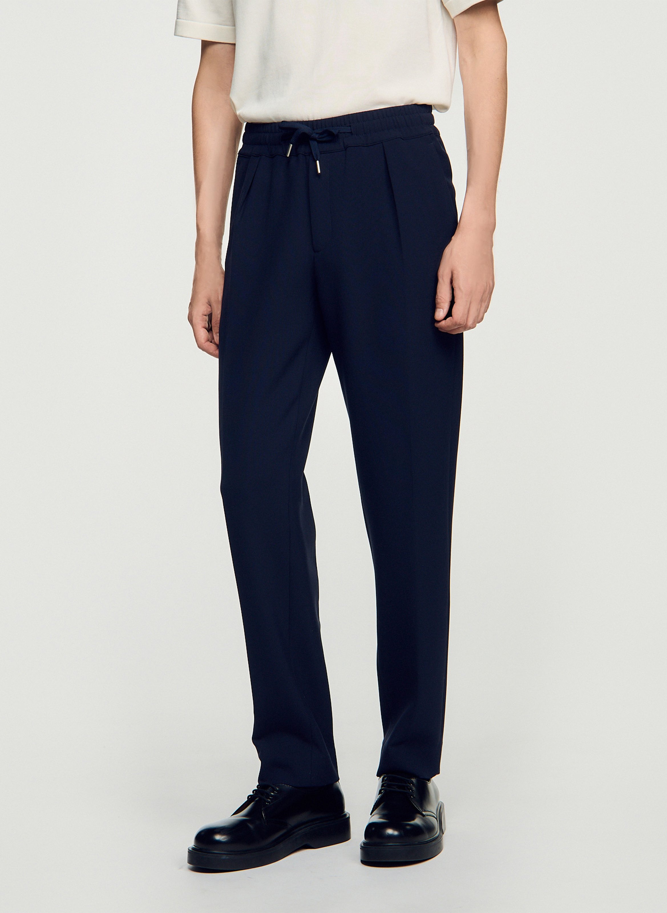 Carrot trousers SANDRO Blue