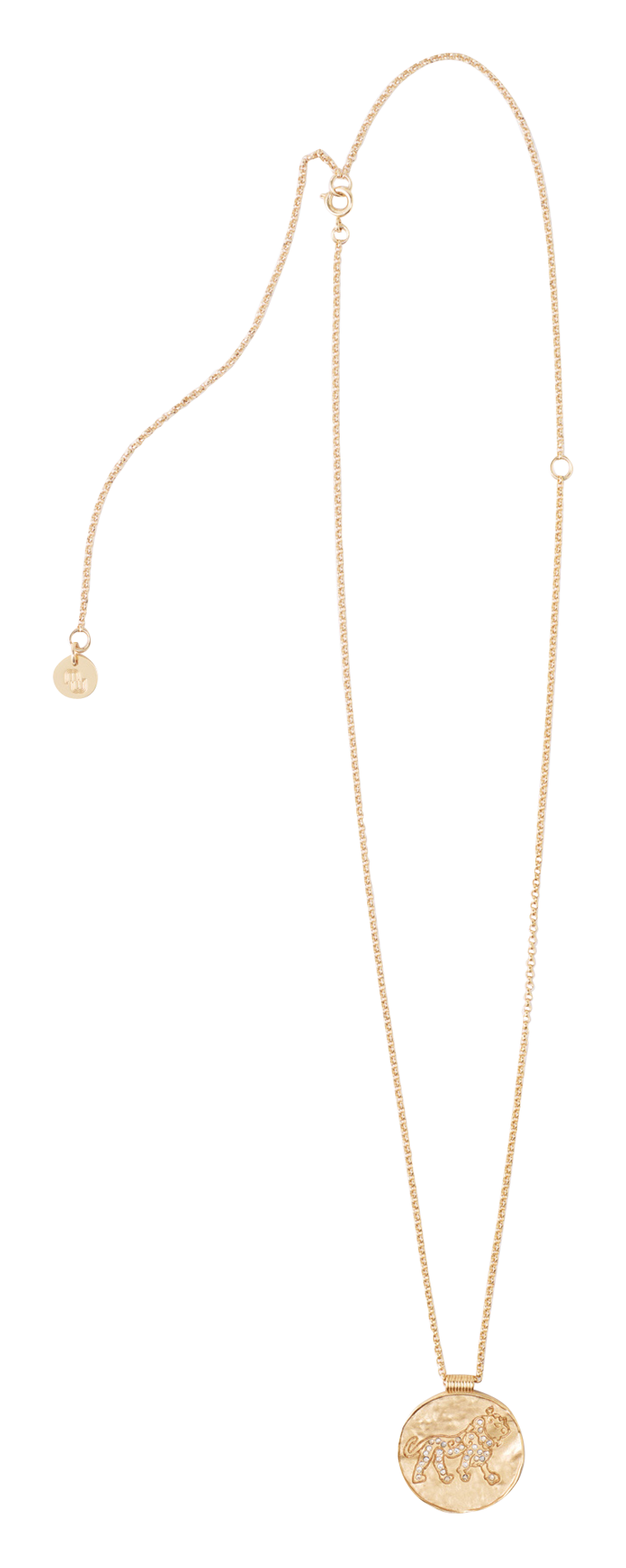 Halssnoer met medaillon met sterrenbeeld MAJE Goudkleurig