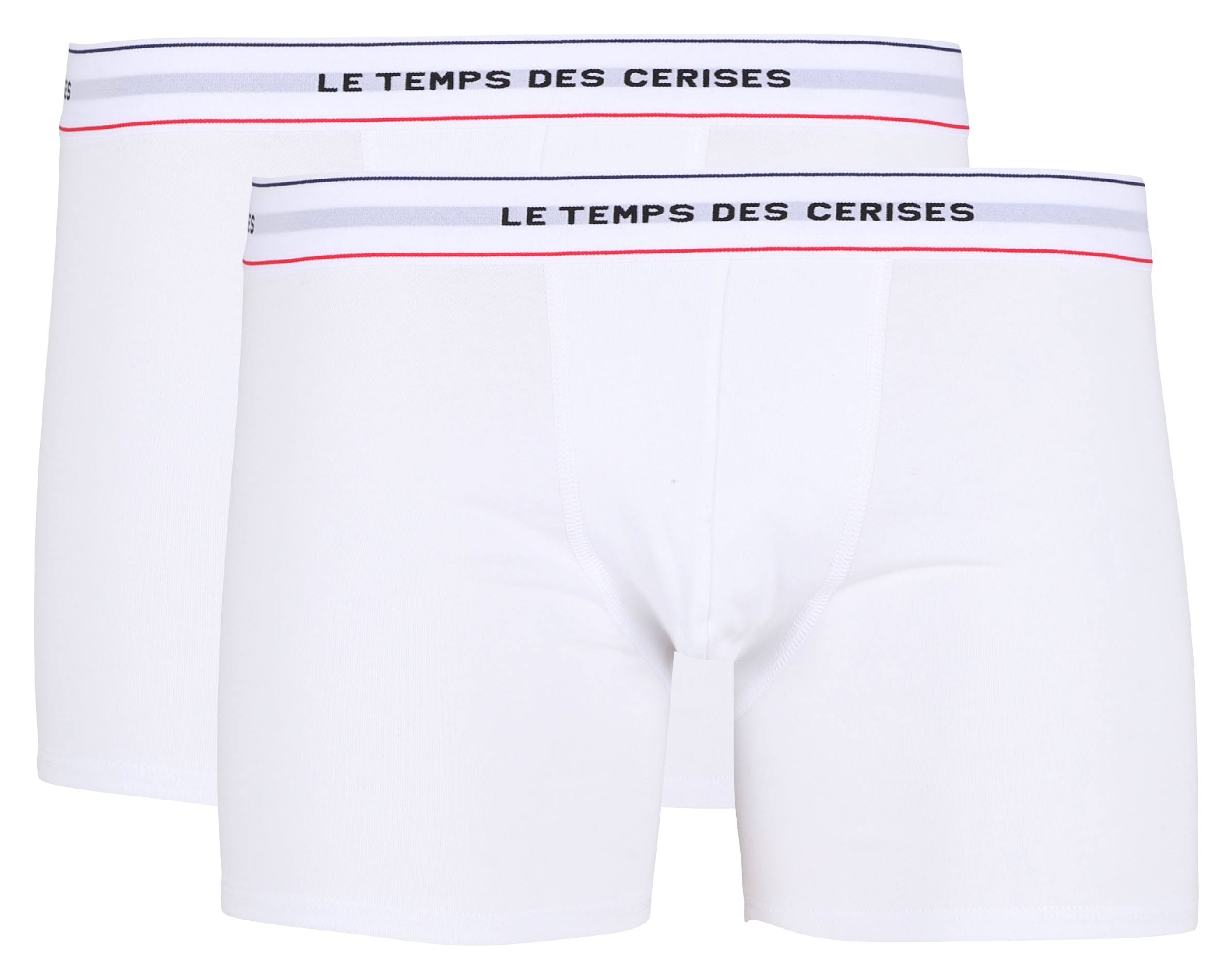 Pack of 2 cotton boxer shorts LE TEMPS DES CERISES White