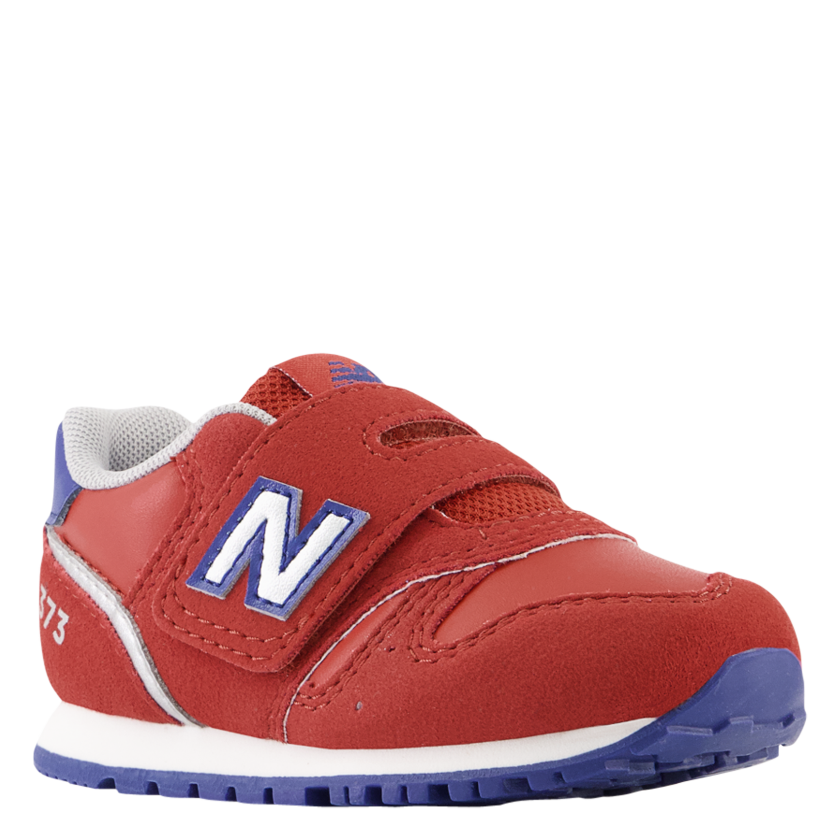 Baskets basses à scratchs  NEW BALANCE Rouge