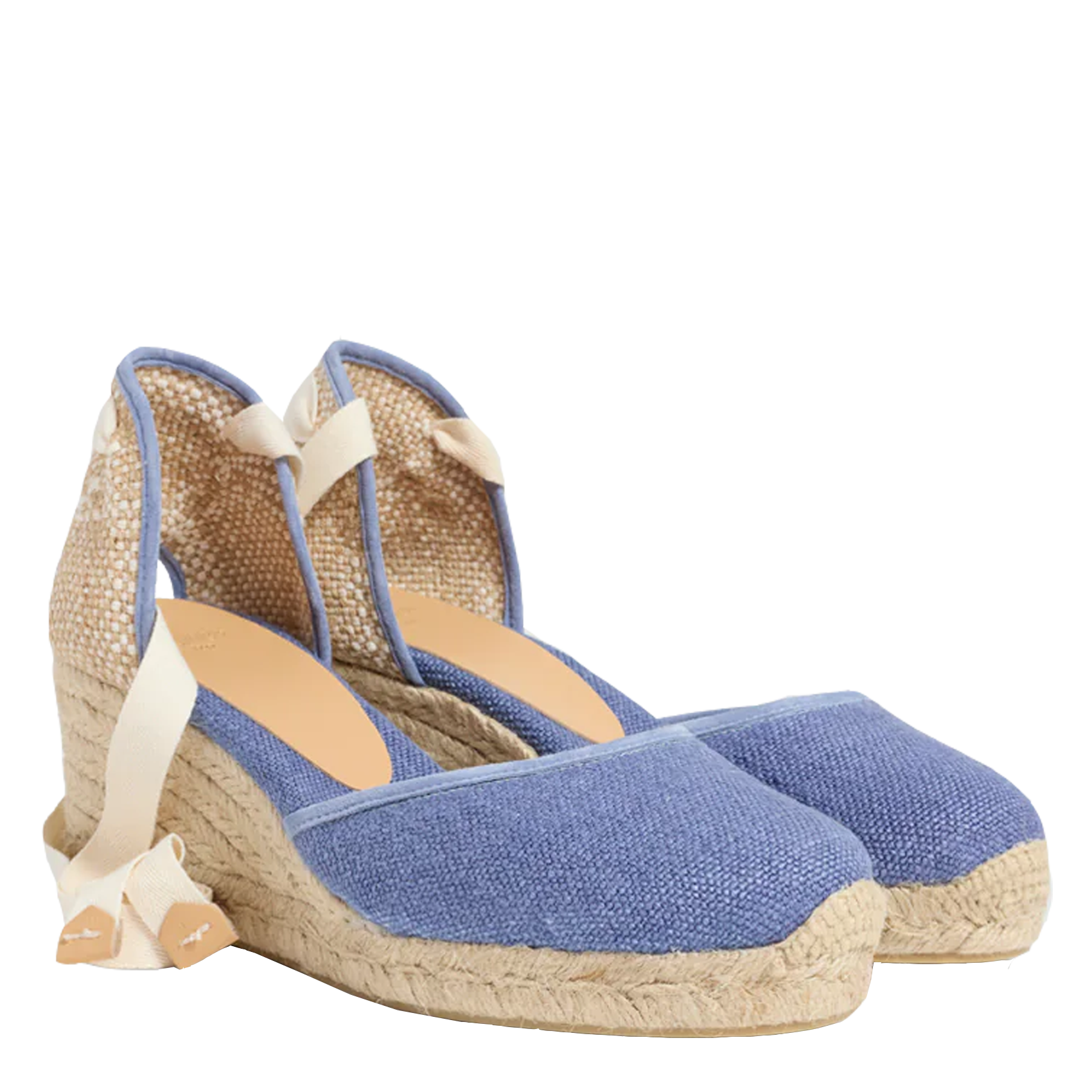Espadrilles compensées en lin  CASTANER Bleu