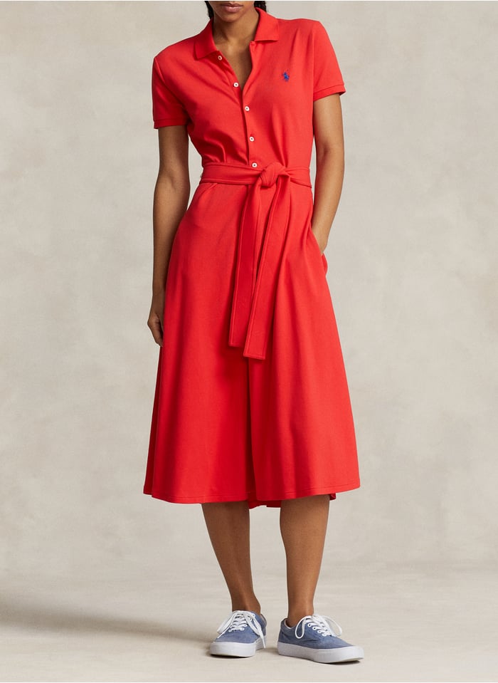 Polo shirt dress midi hotsell