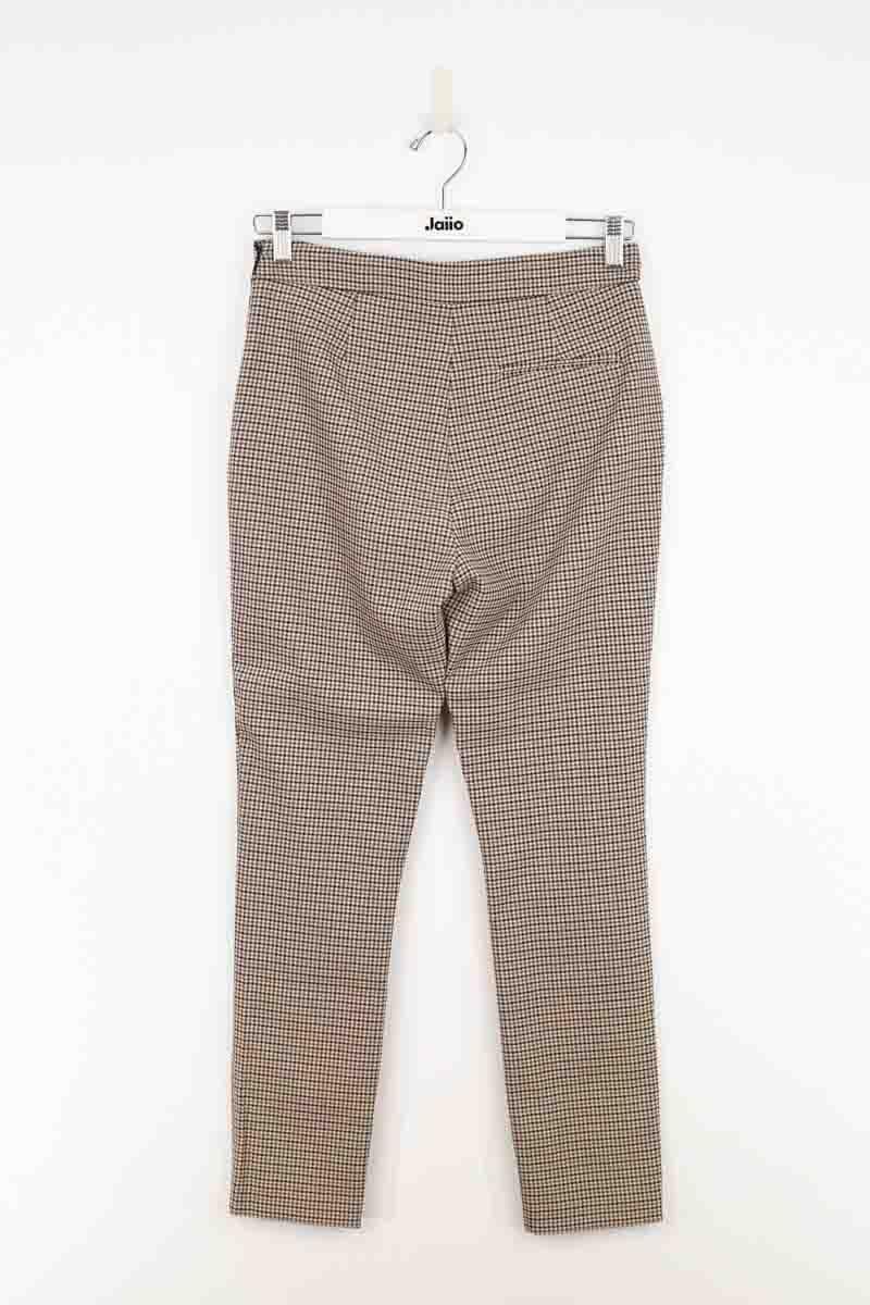 Slim cotton trousers SEZANE - Seconde main Brown