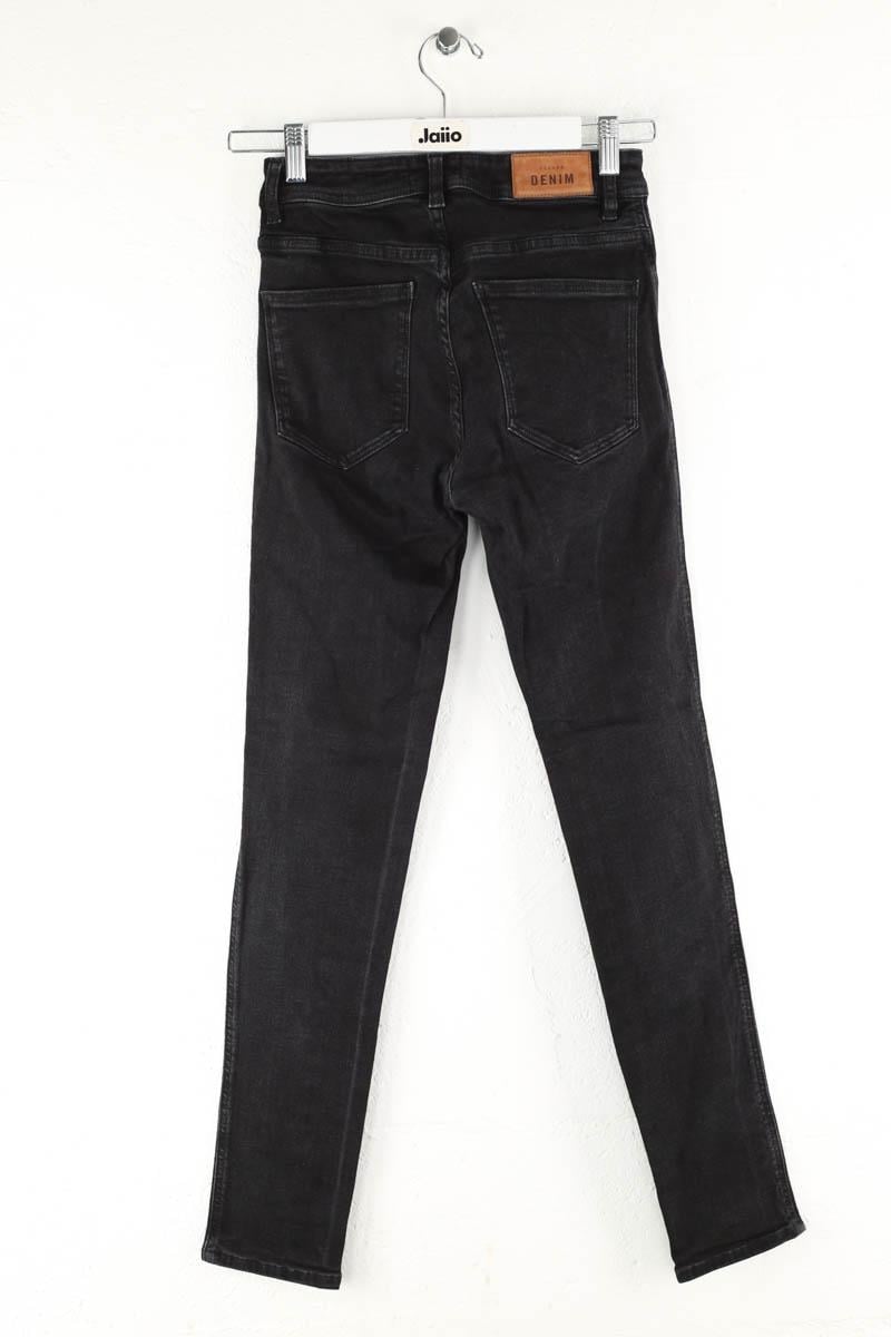 Cotton skinny jeans SEZANE - Seconde main Black