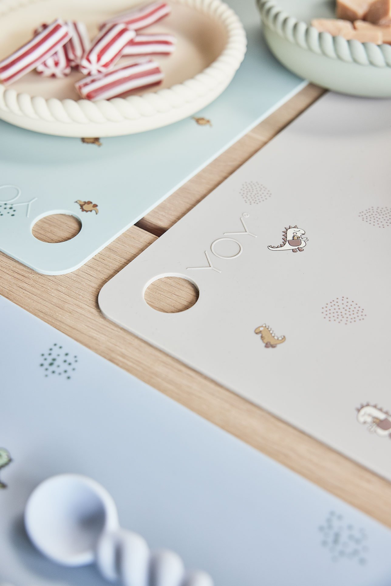 Silicone placemat OYOY LIVING DESIGN Brown