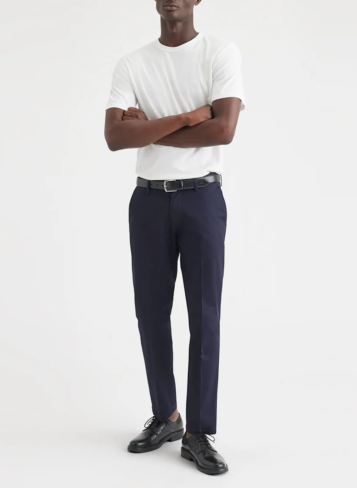 Tee-shirt droit en coton mélangé DOCKERS Blanc