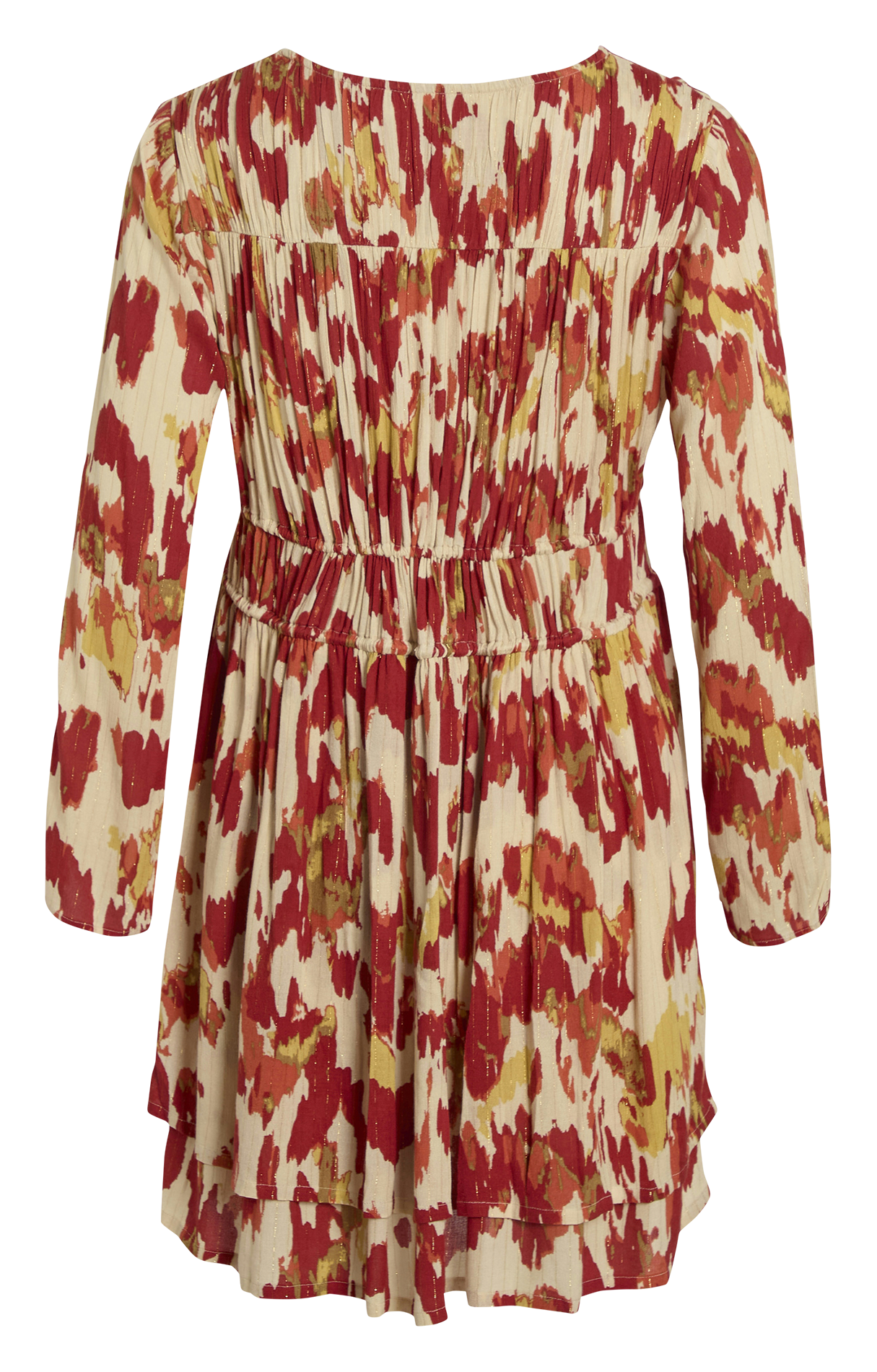 Robe courte imprimée VILA Rouge