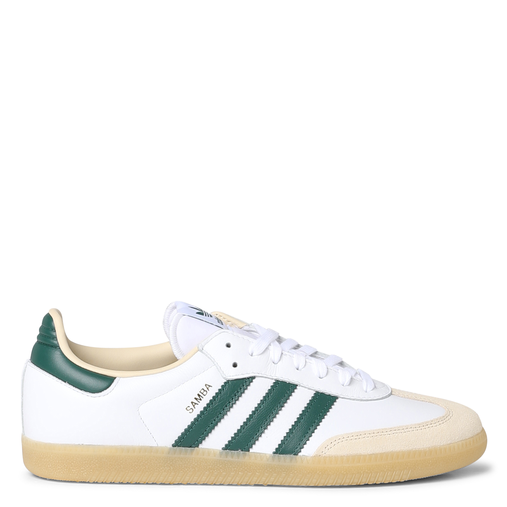 Baskets basses en cuir ADIDAS Blanc