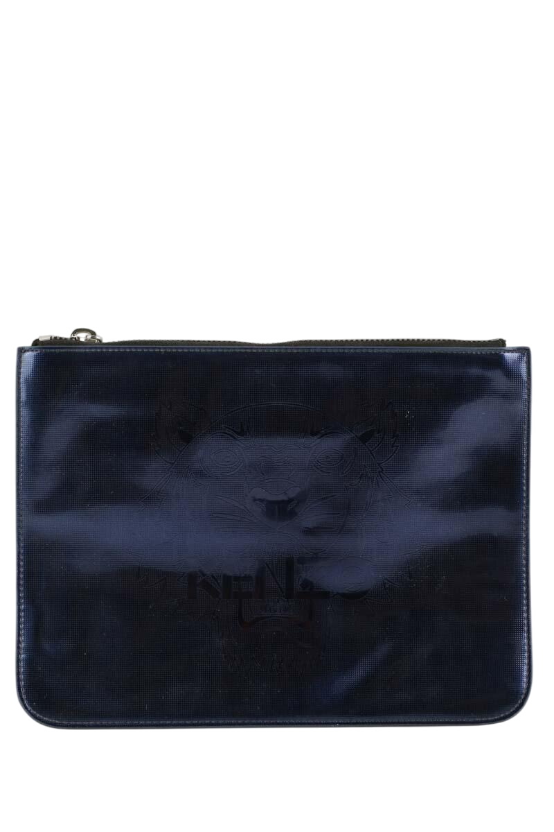 Leather bag KENZO - SECONDE MAIN Blue