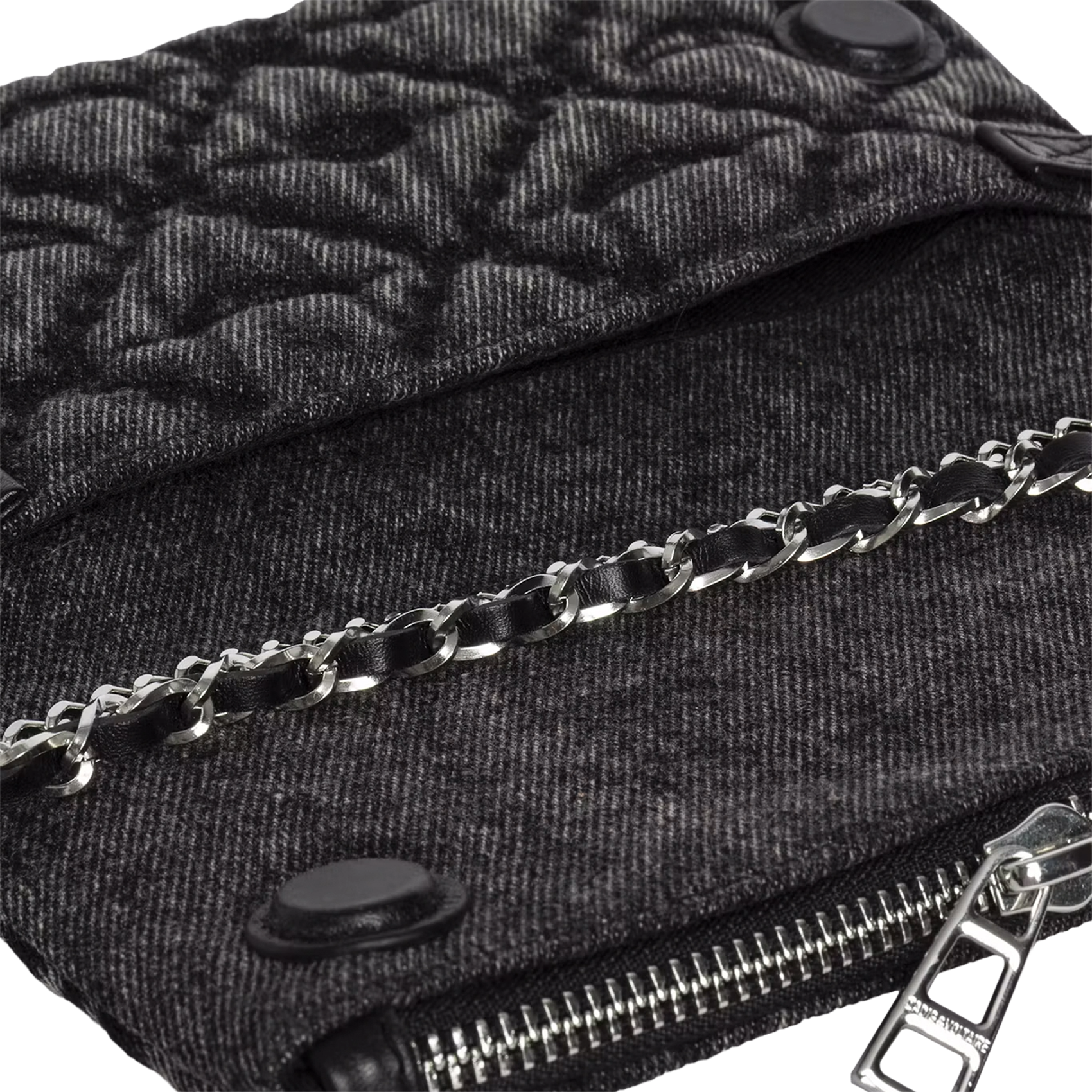 Denim shoulder bag ZADIG&VOLTAIRE Grey