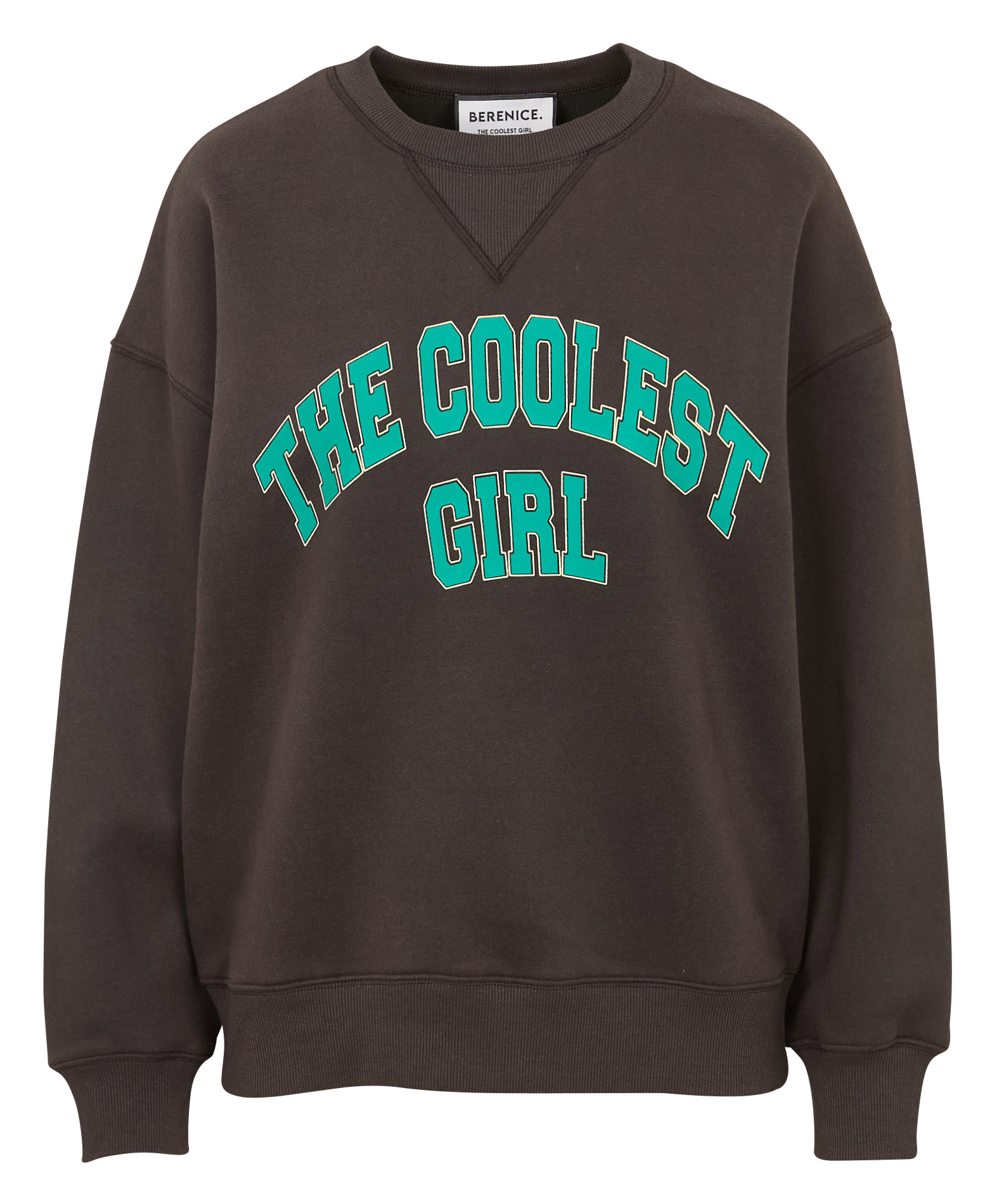 Sweater met ronde hals BERENICE Grijs