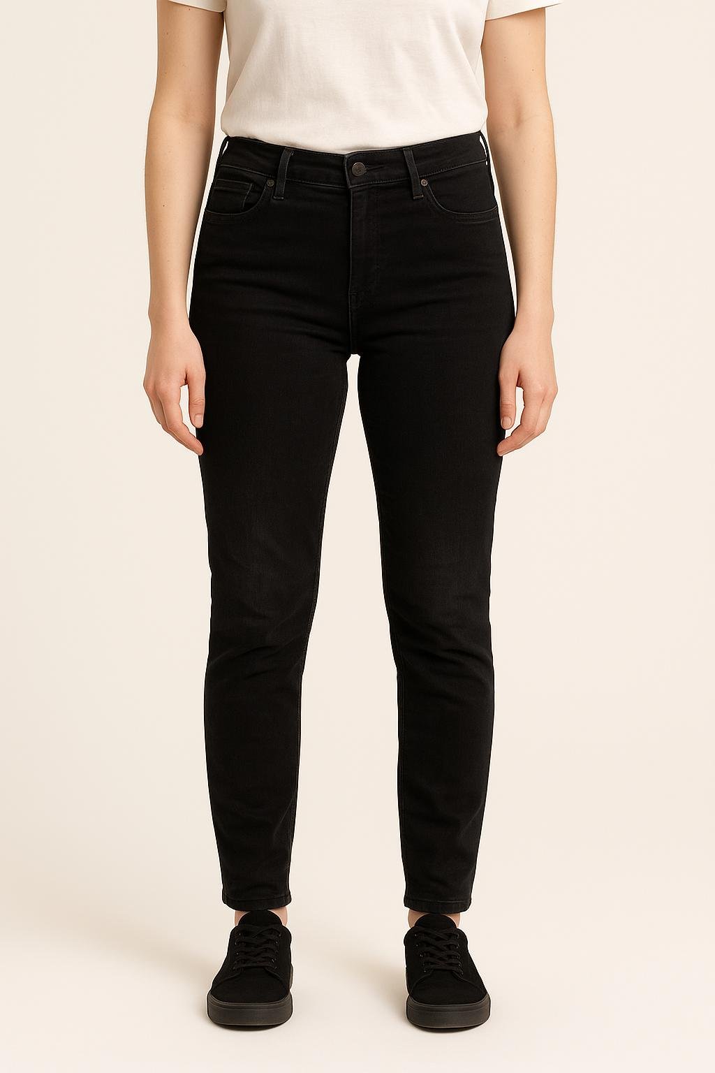 PANTS LEE - Seconde Main Black