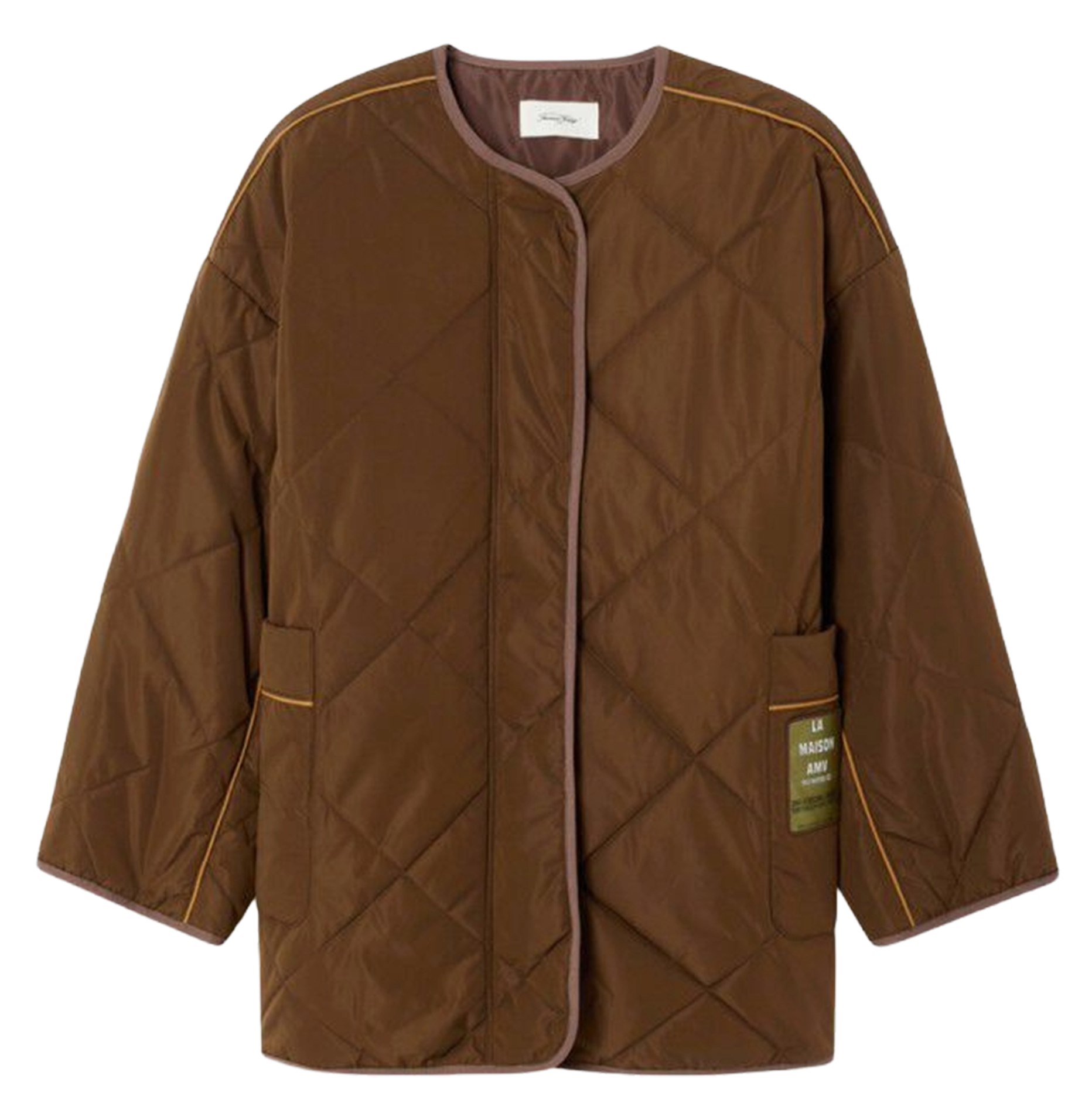 Oversize-Steppjacke AMERICAN VINTAGE Braun