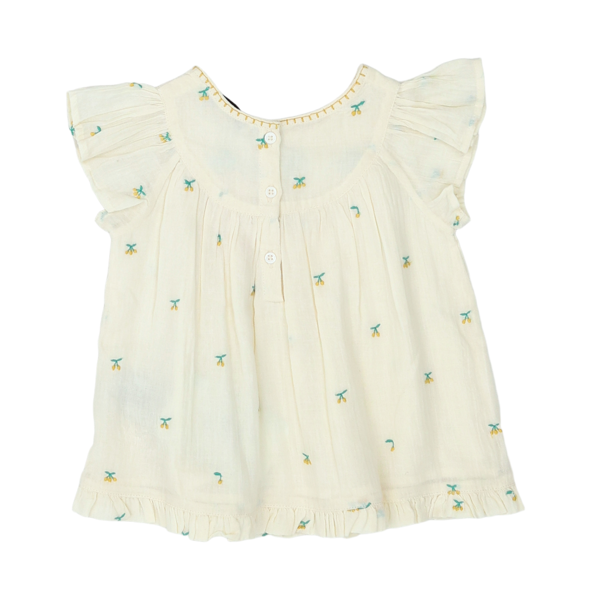 Yellow Baby Dress - 6 months EMILE ET IDA - SECONDE MAIN Yellow