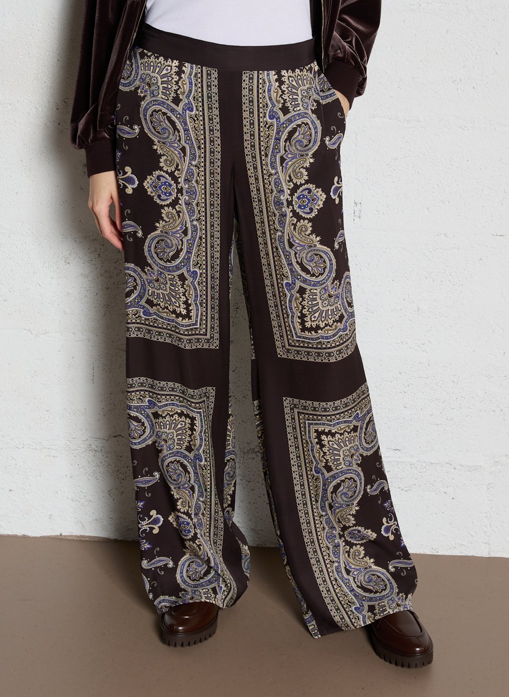 Pantalon large imprimé LIU JO Multicolore